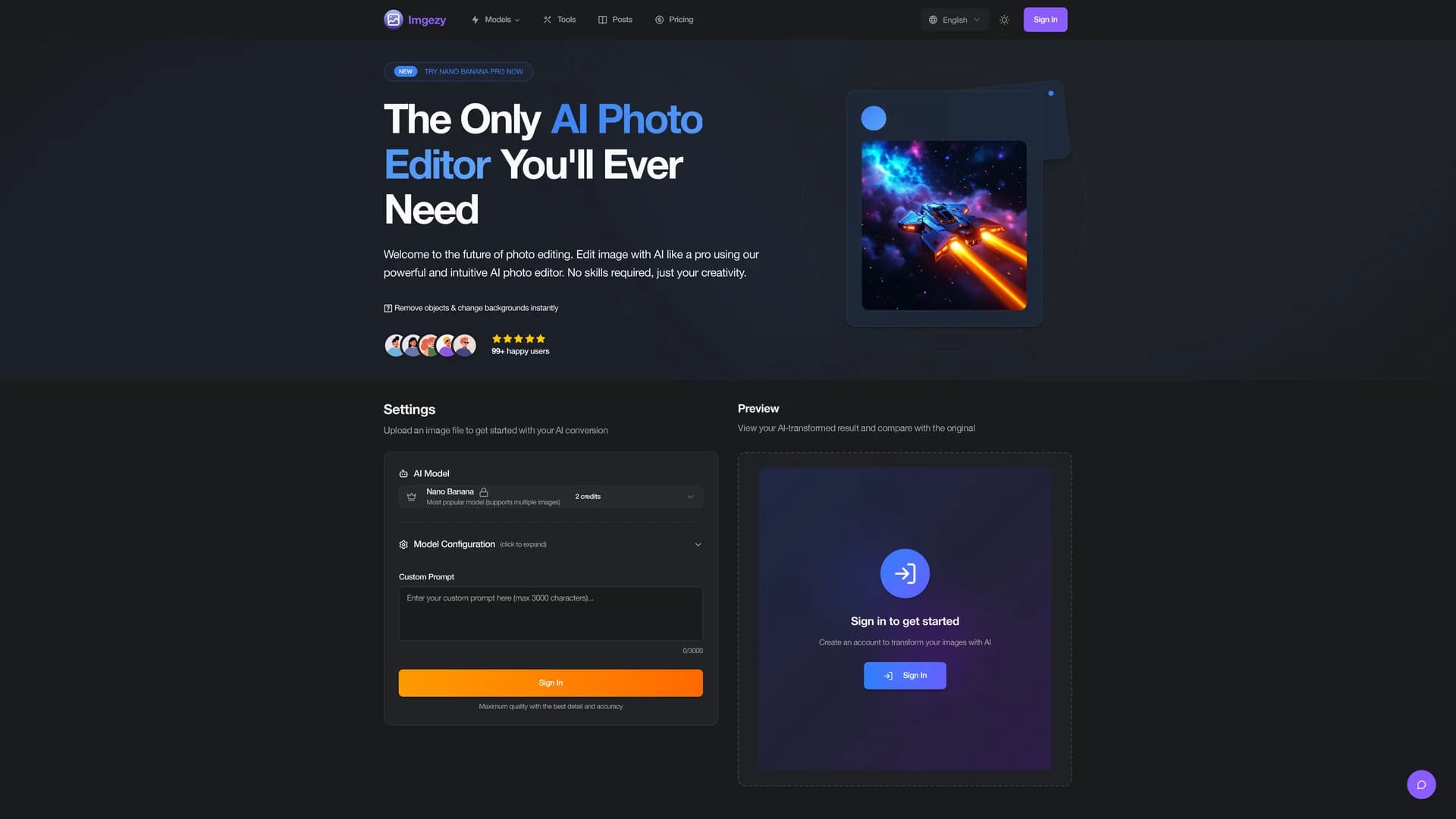 imgezy homepage