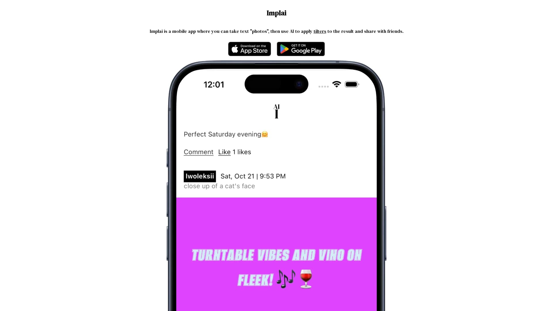 implai homepage