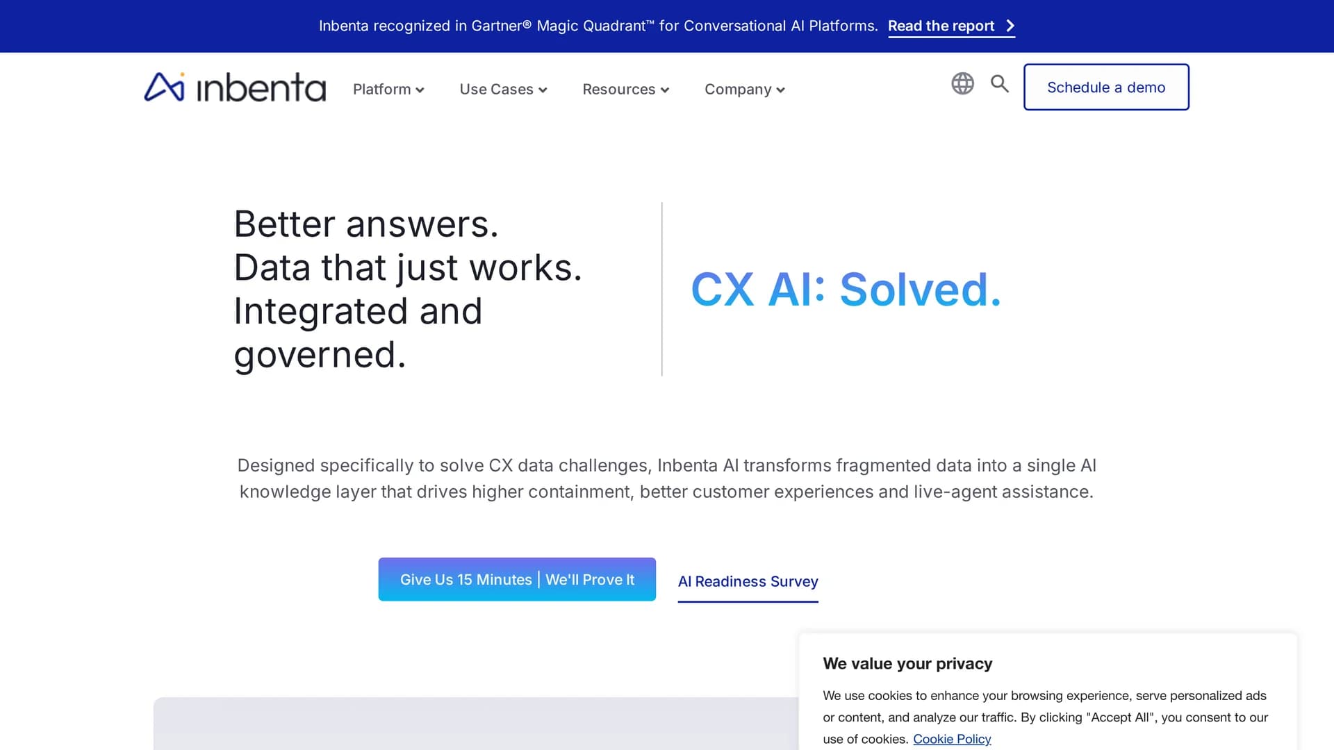 inbenta homepage