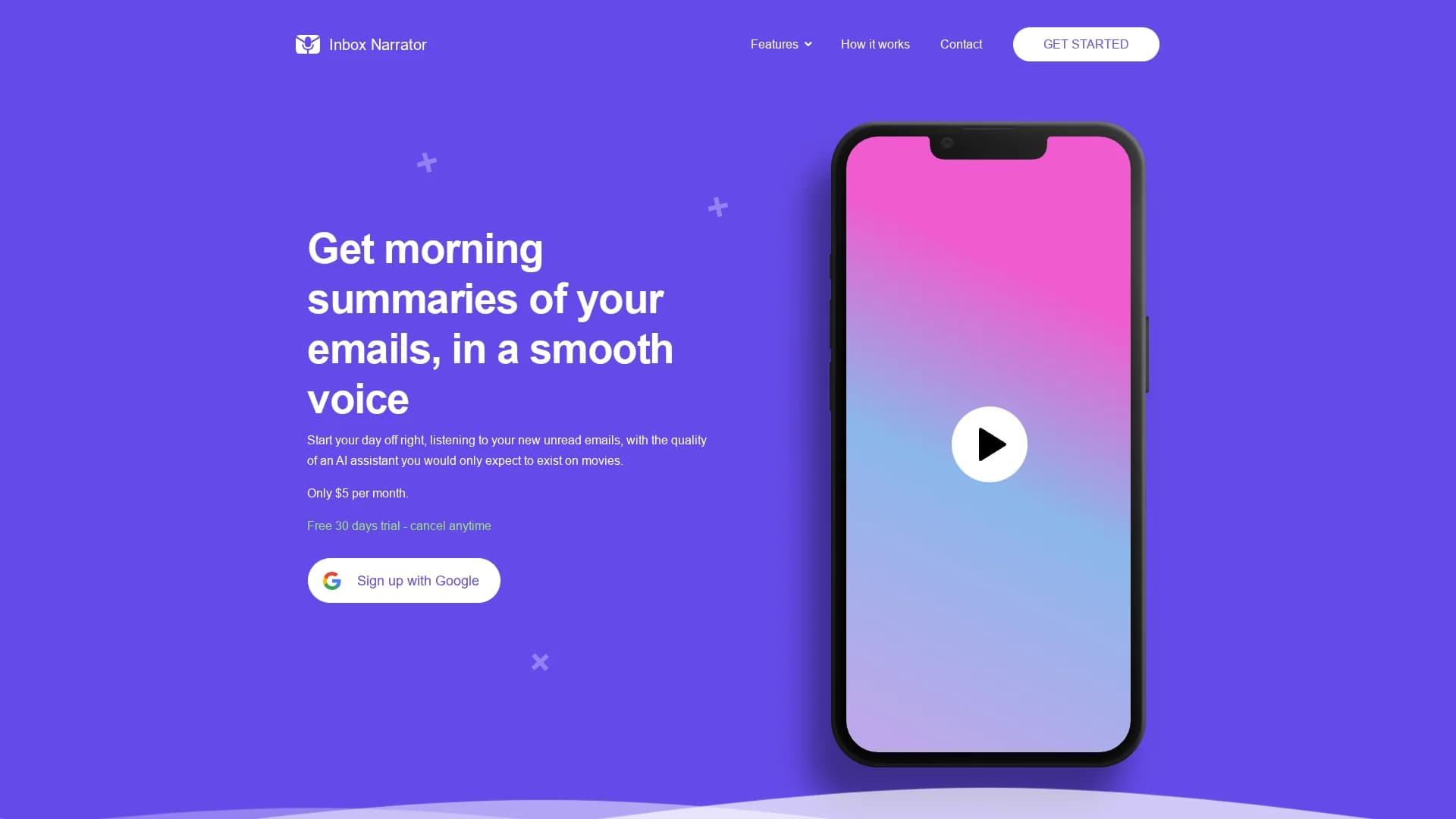 inbox-narrator homepage
