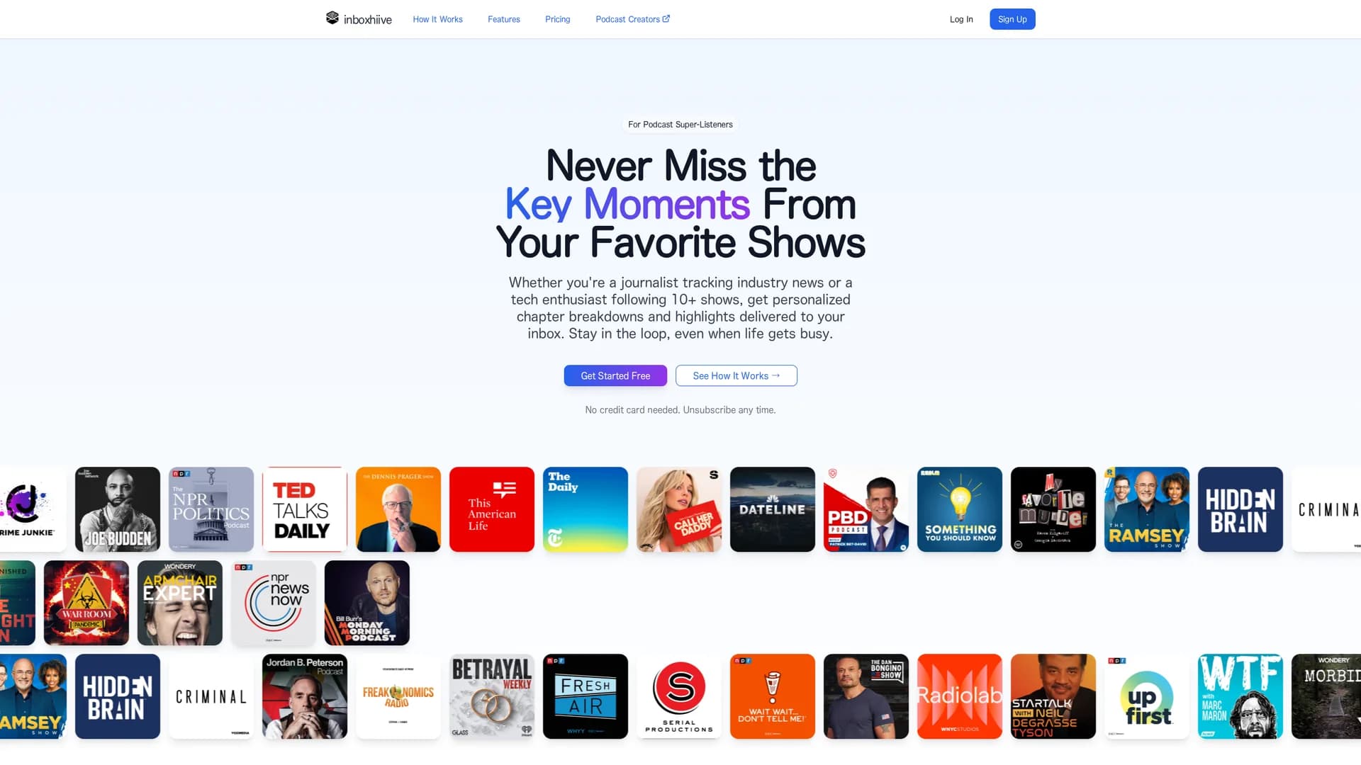 inboxhiiv homepage