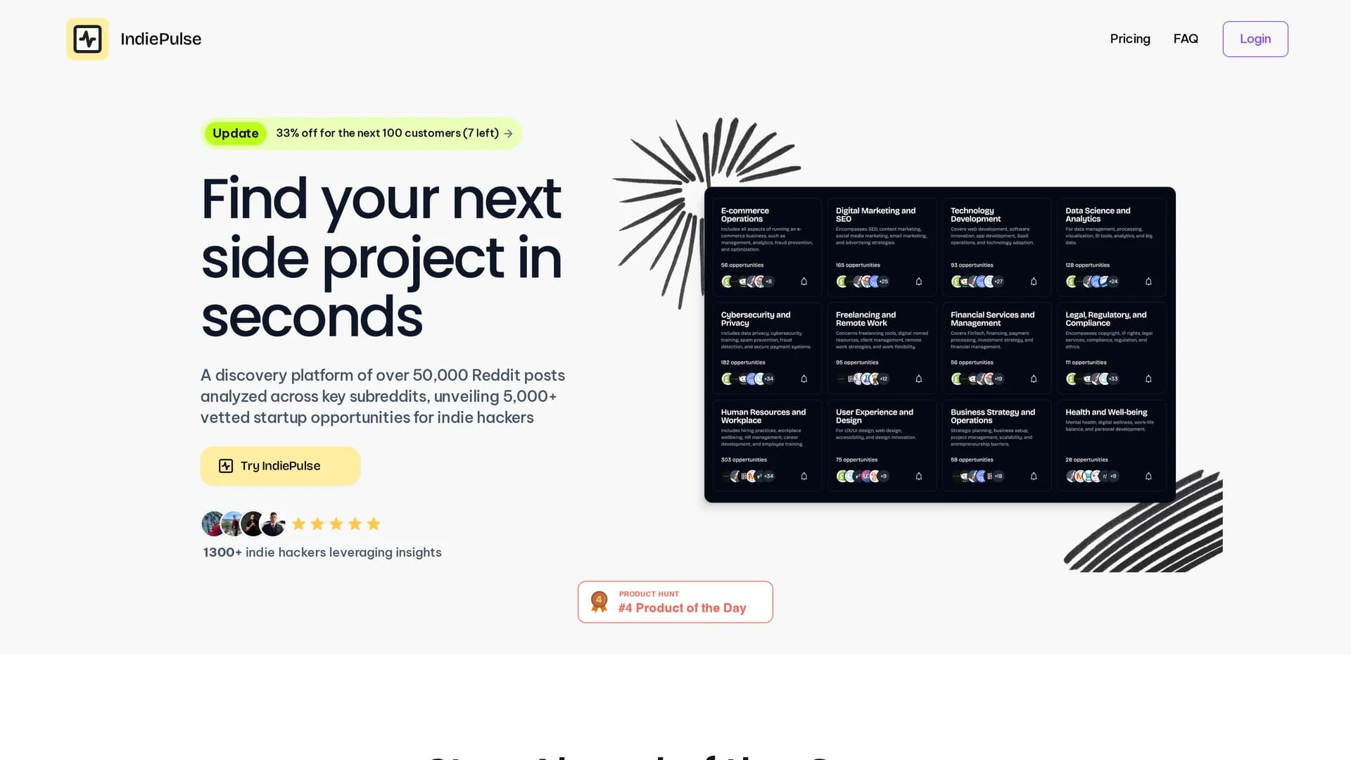 indiepulse homepage