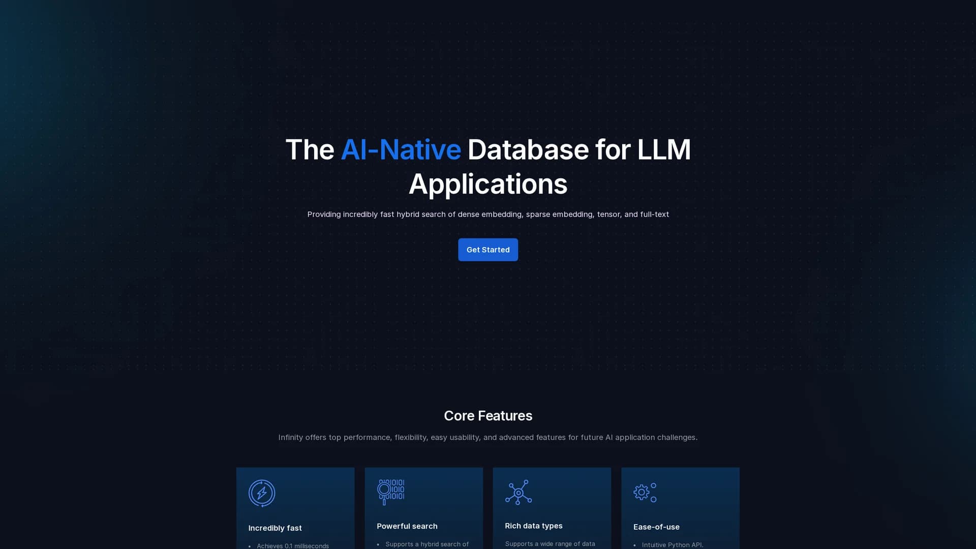 infinityflow homepage