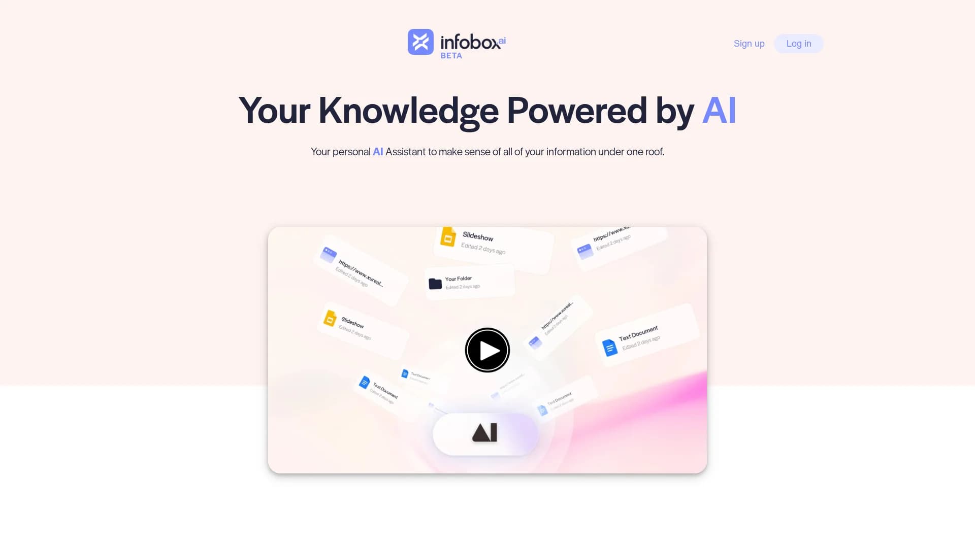 infobox-ai homepage