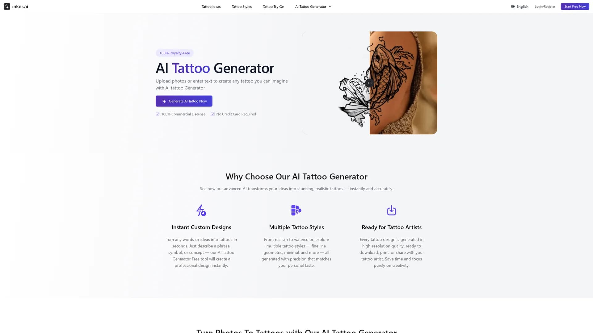 inker-ai homepage