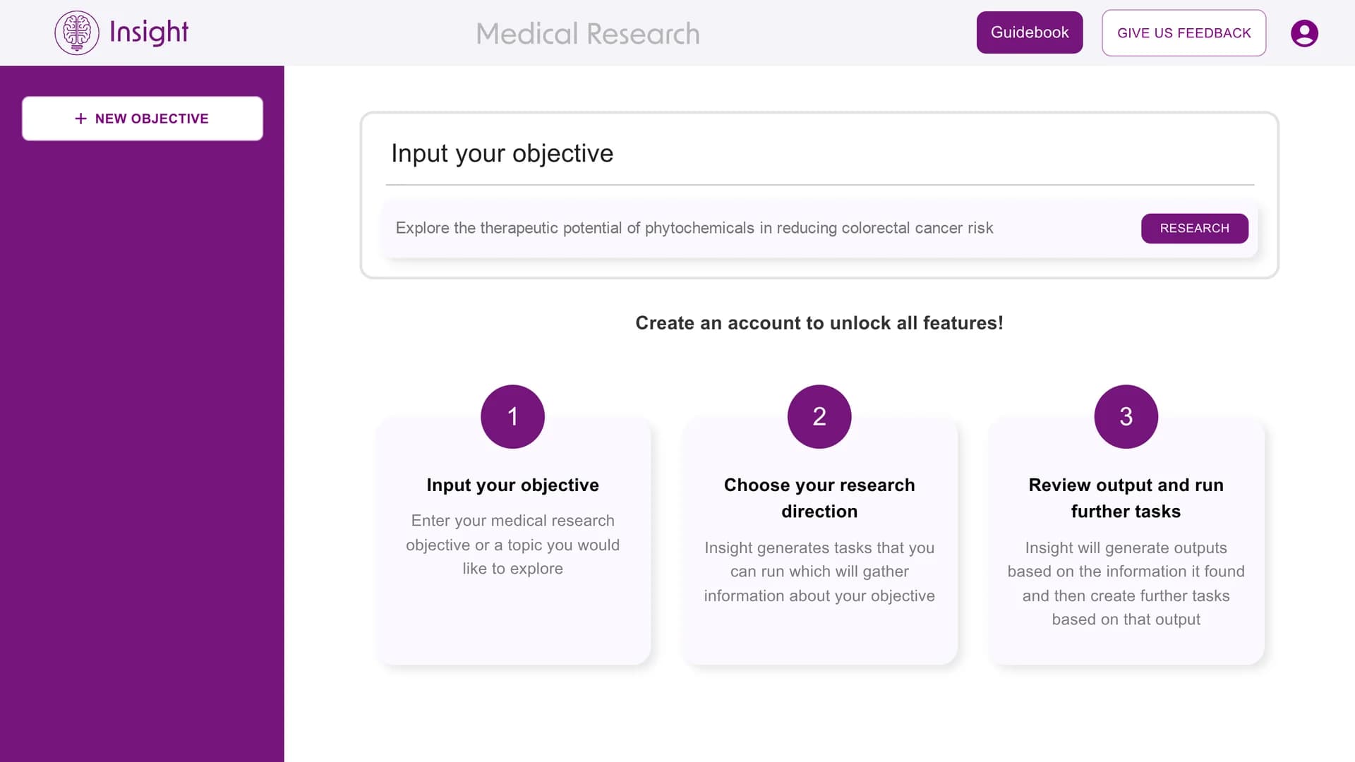 insightai-dev homepage