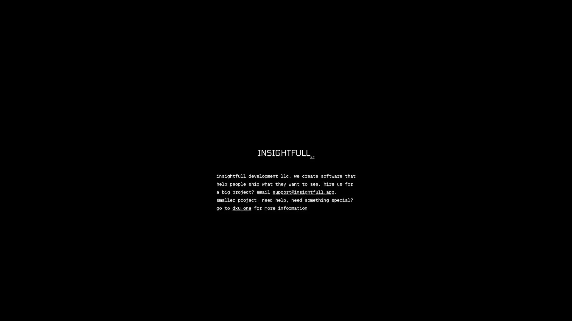 insightfull homepage