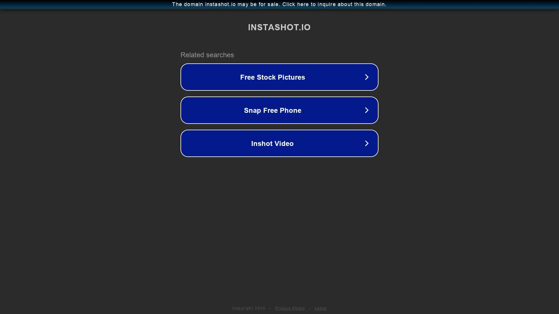 instashot homepage
