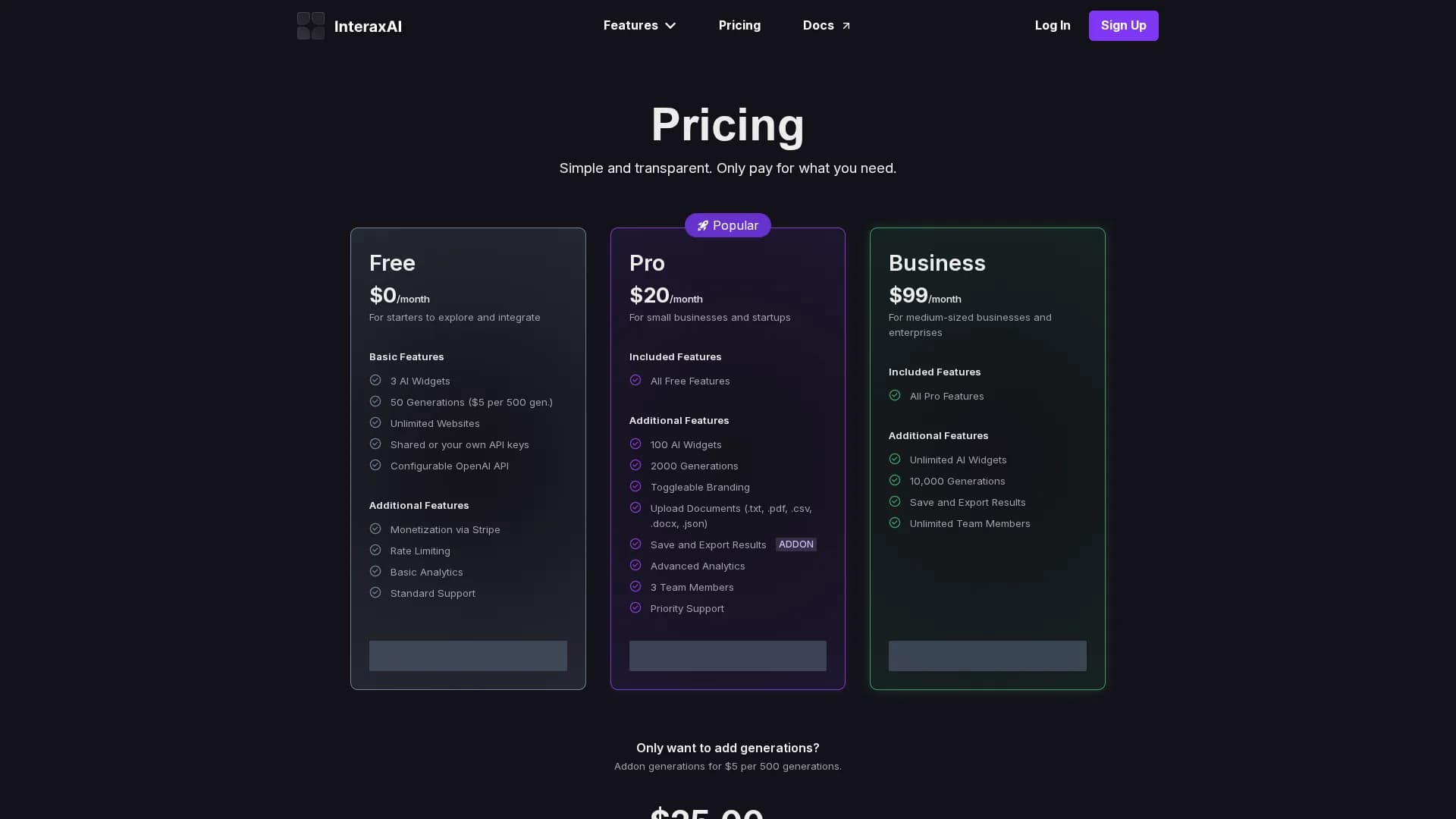interaxai homepage