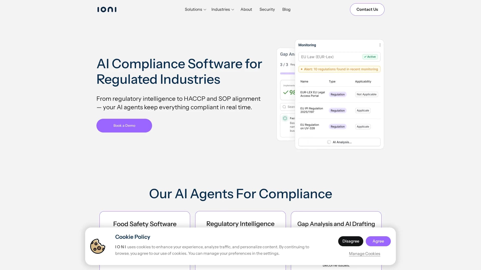 ioni-ai homepage