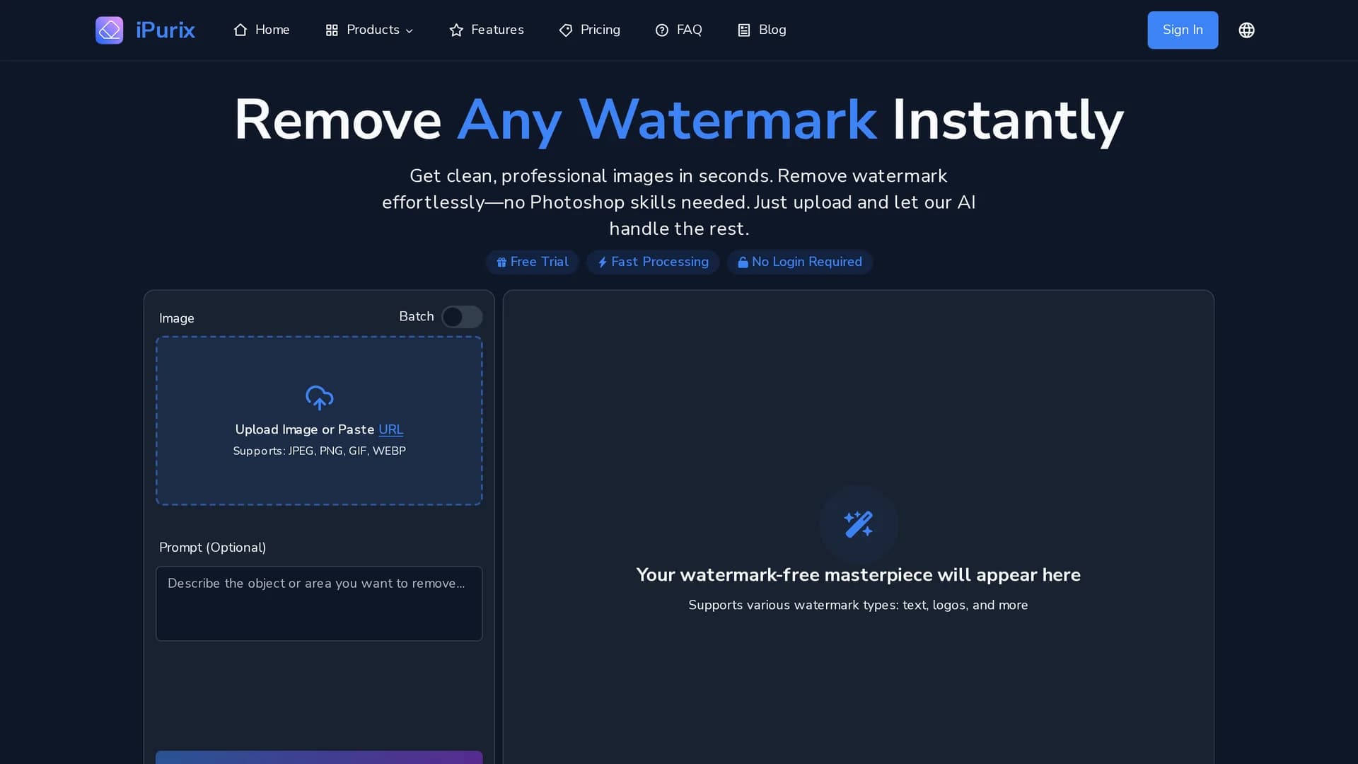 ipurix homepage