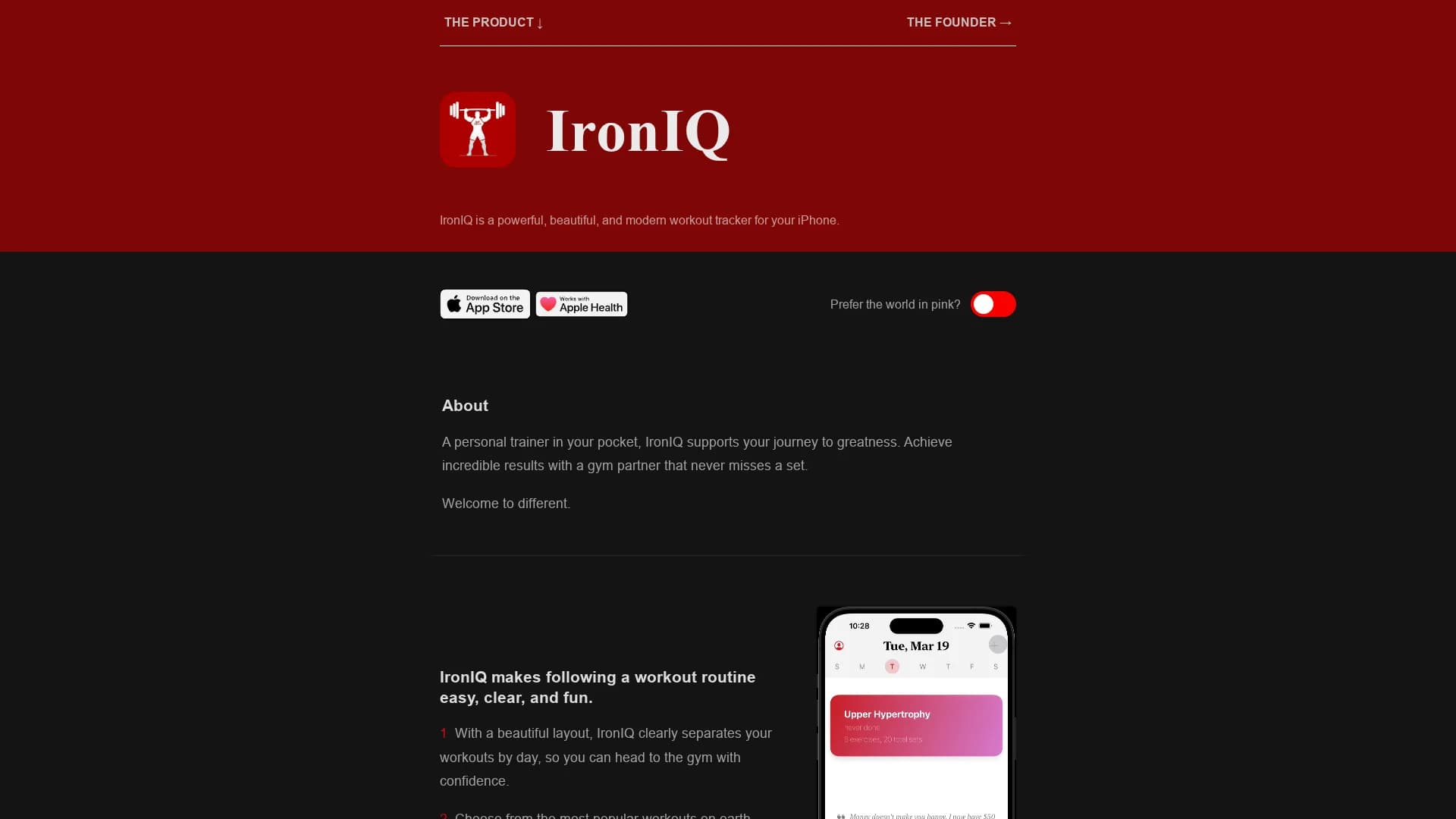 ironiq homepage