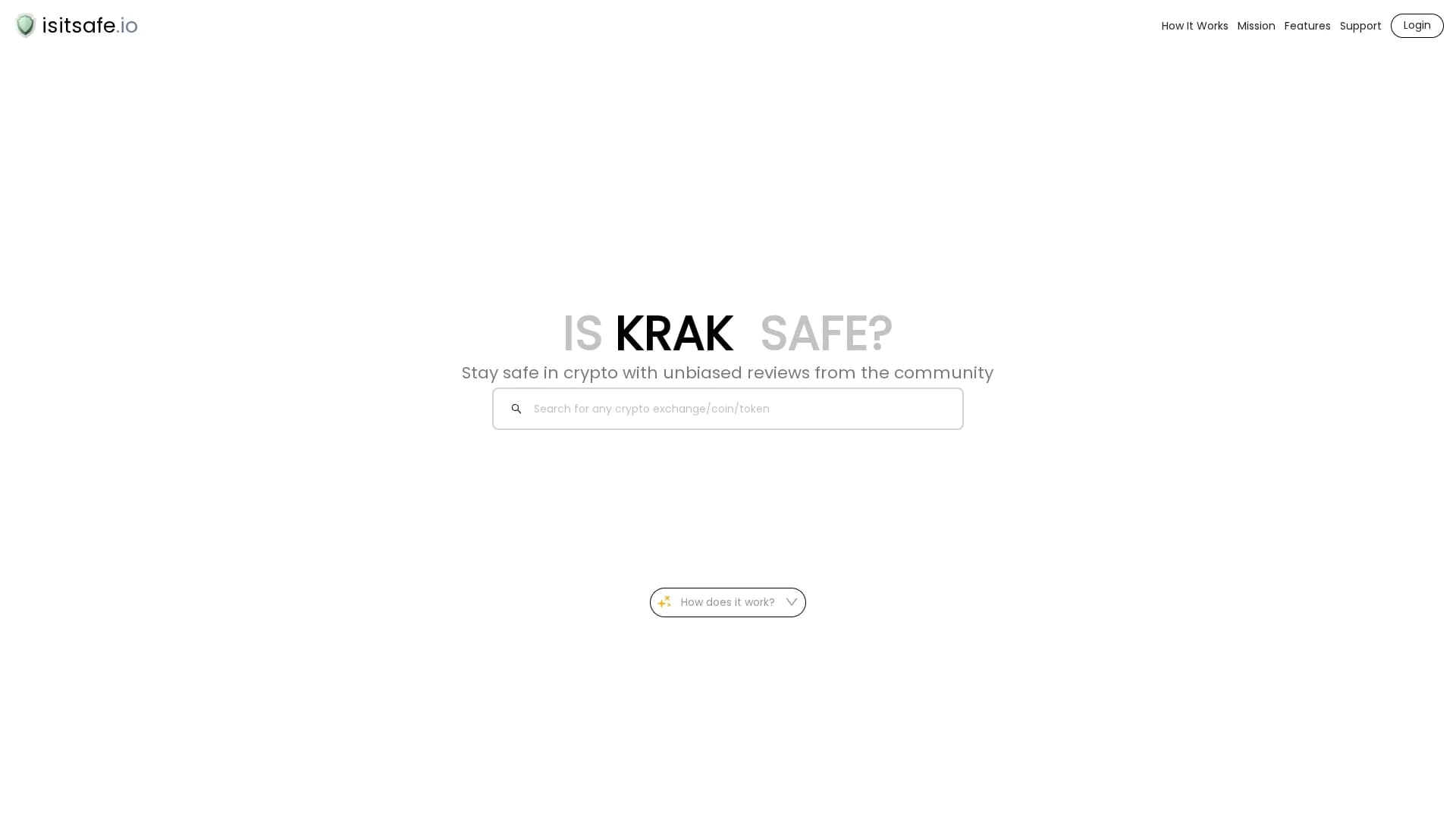 isitsafe-io homepage