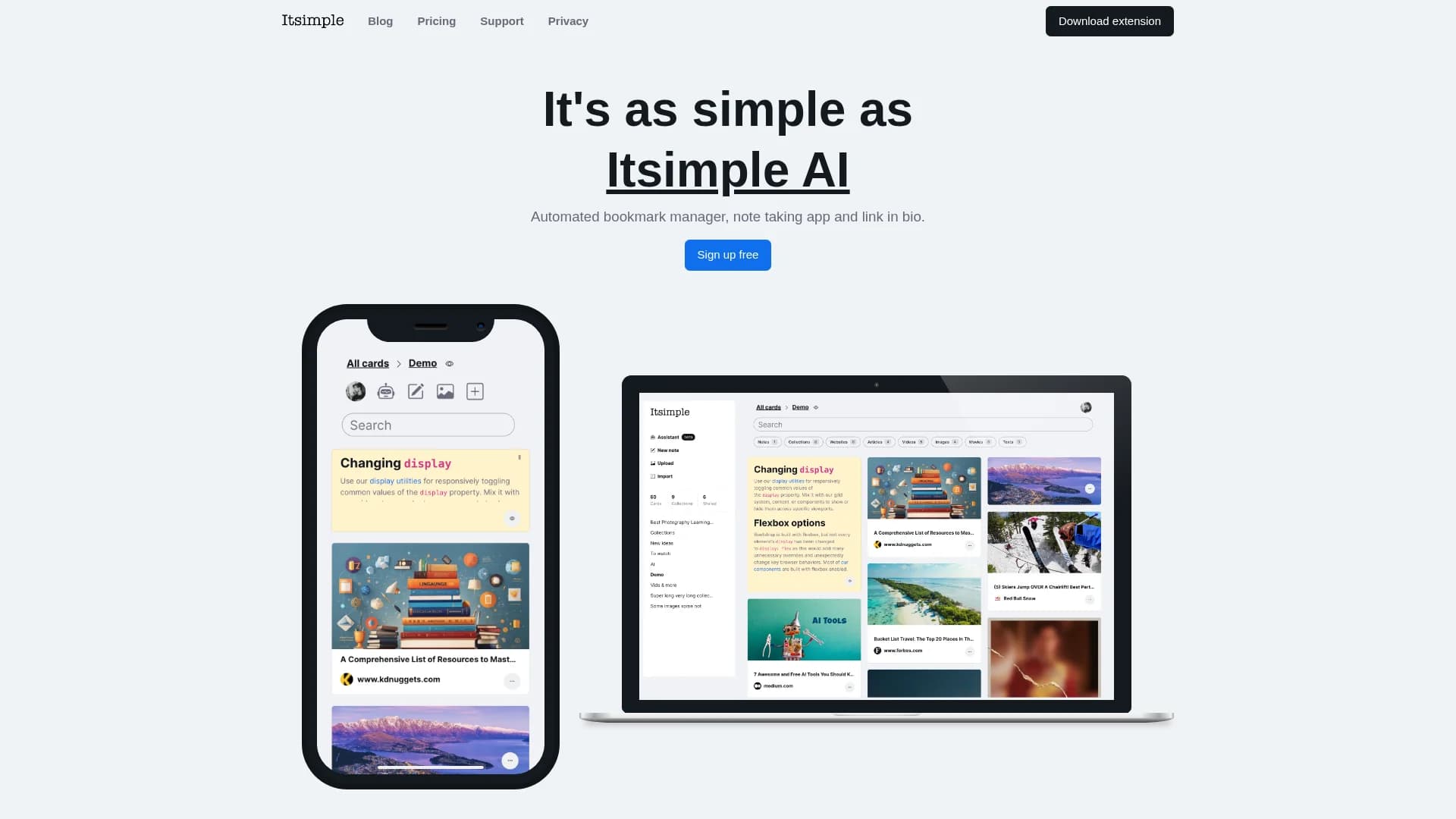 itsimple-ai homepage