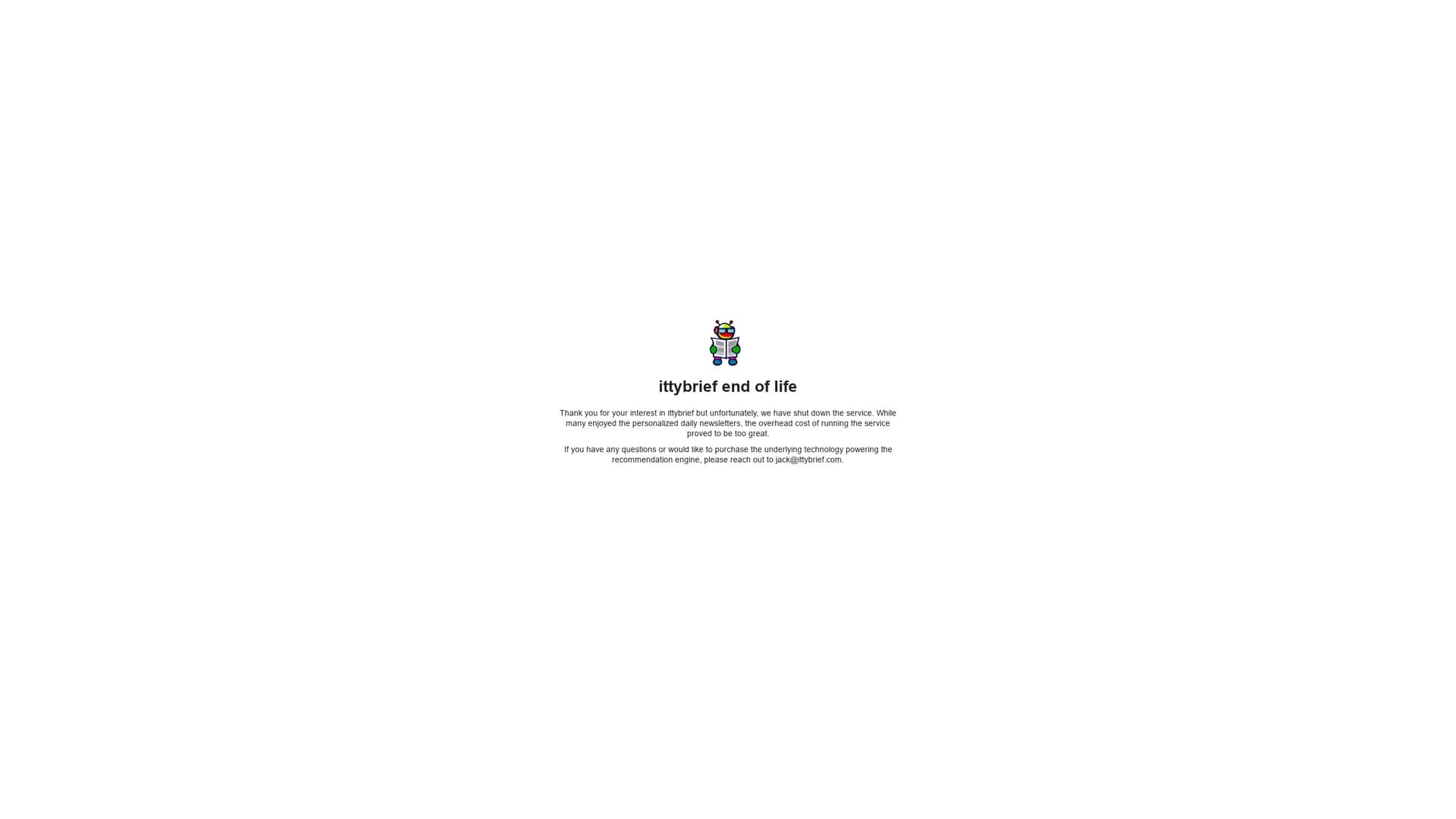 ittybrief homepage