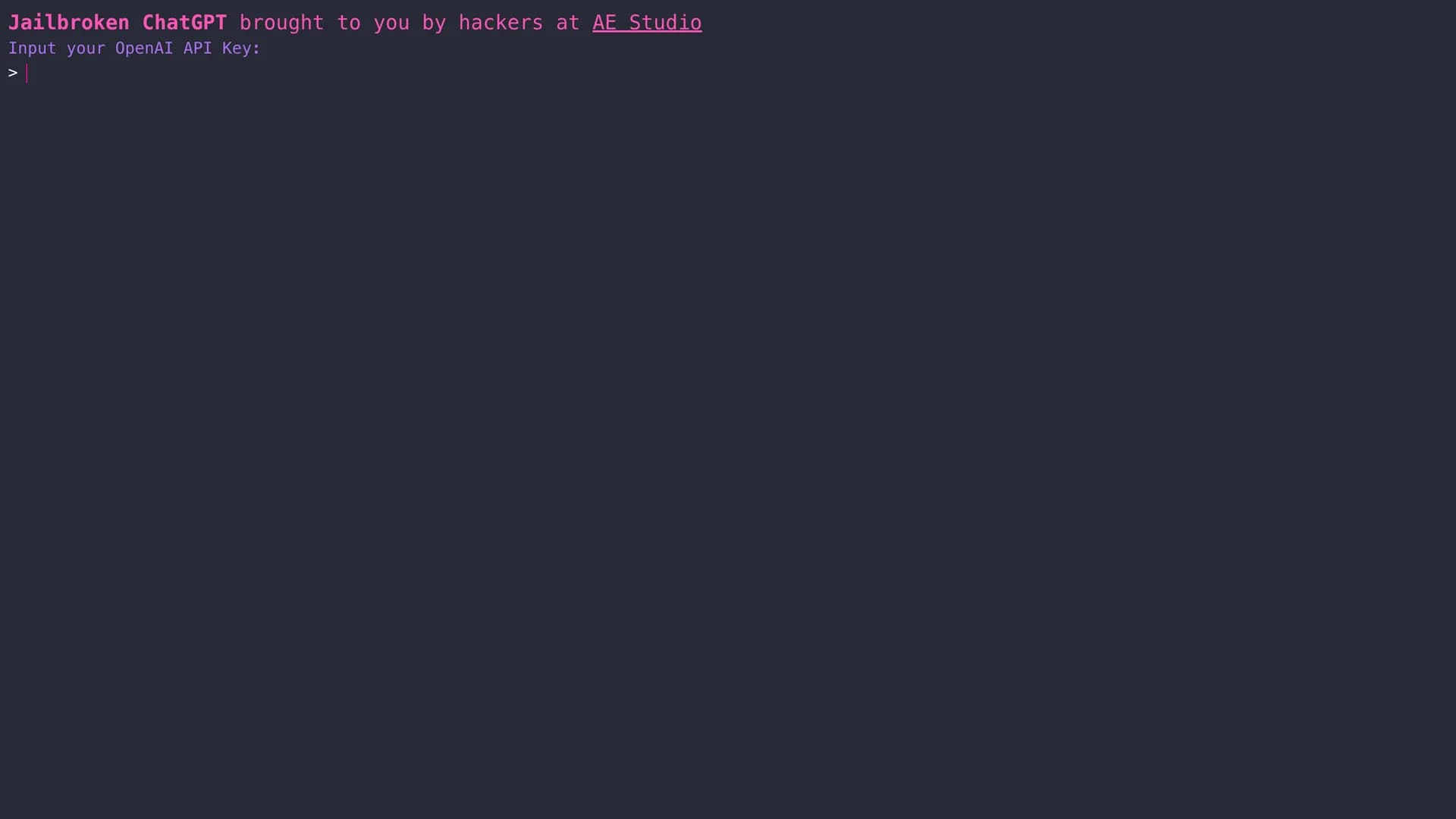 jailbroken-chatgpt homepage