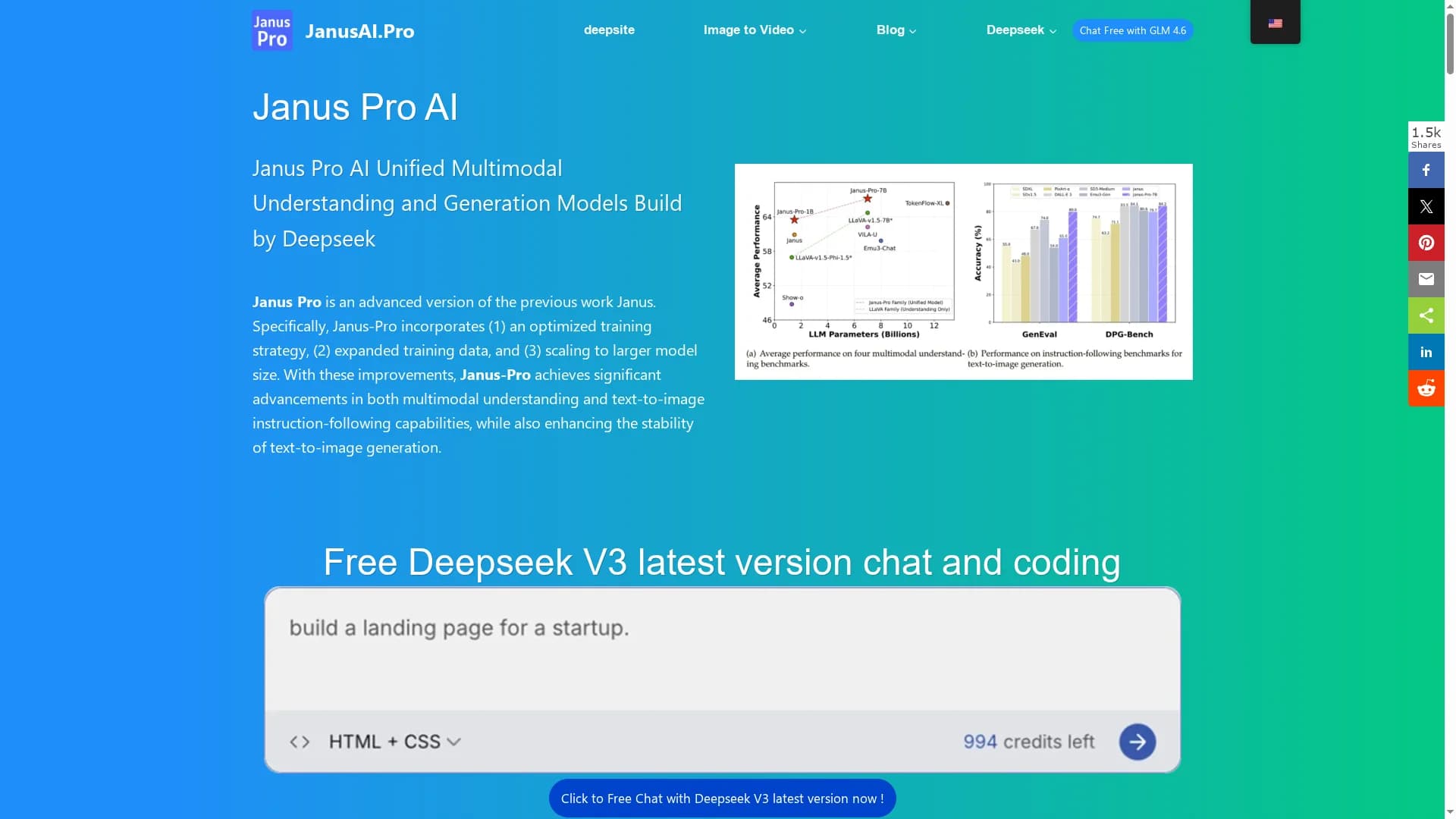 janusai-pro homepage