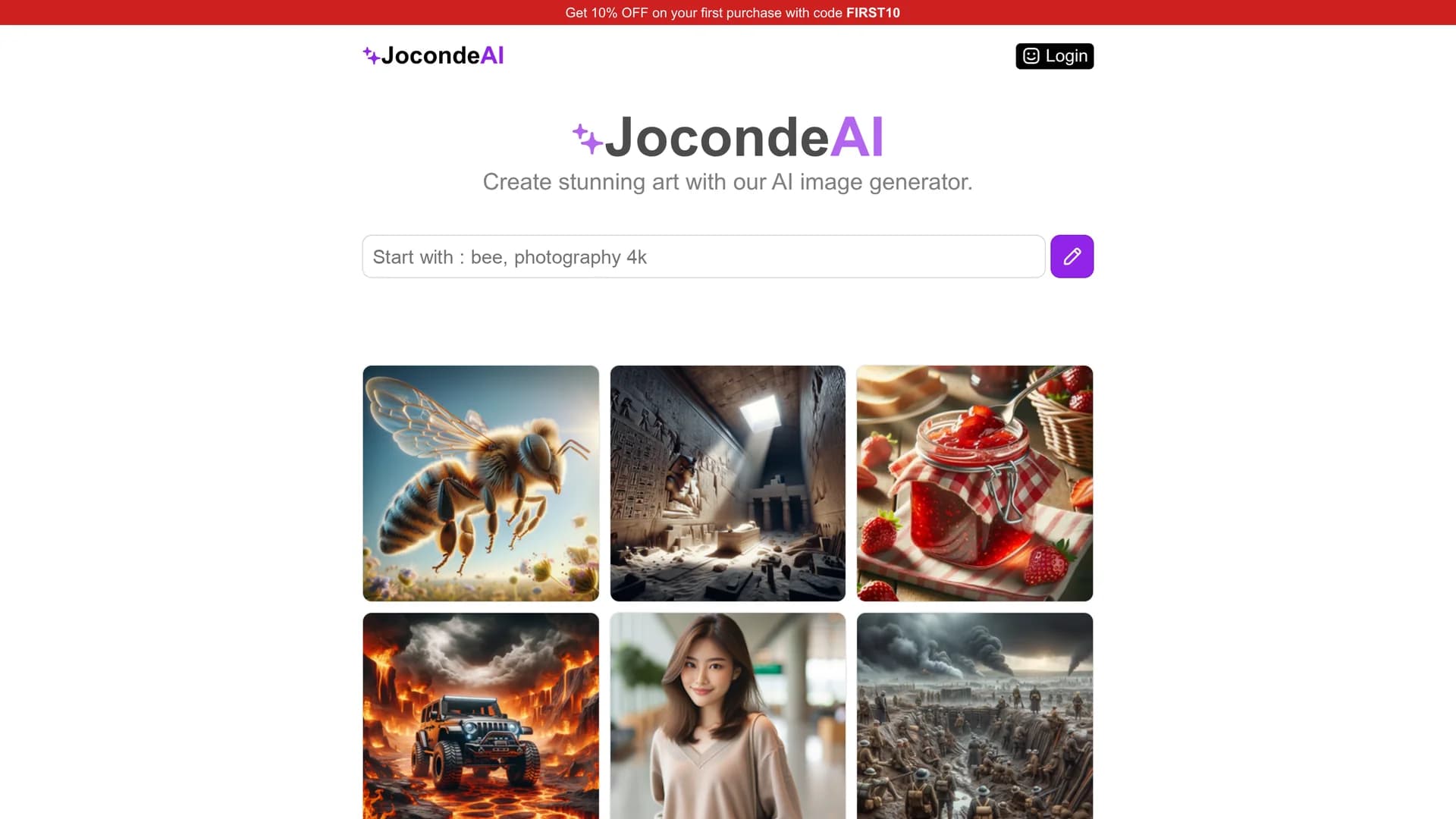 jocondeai homepage