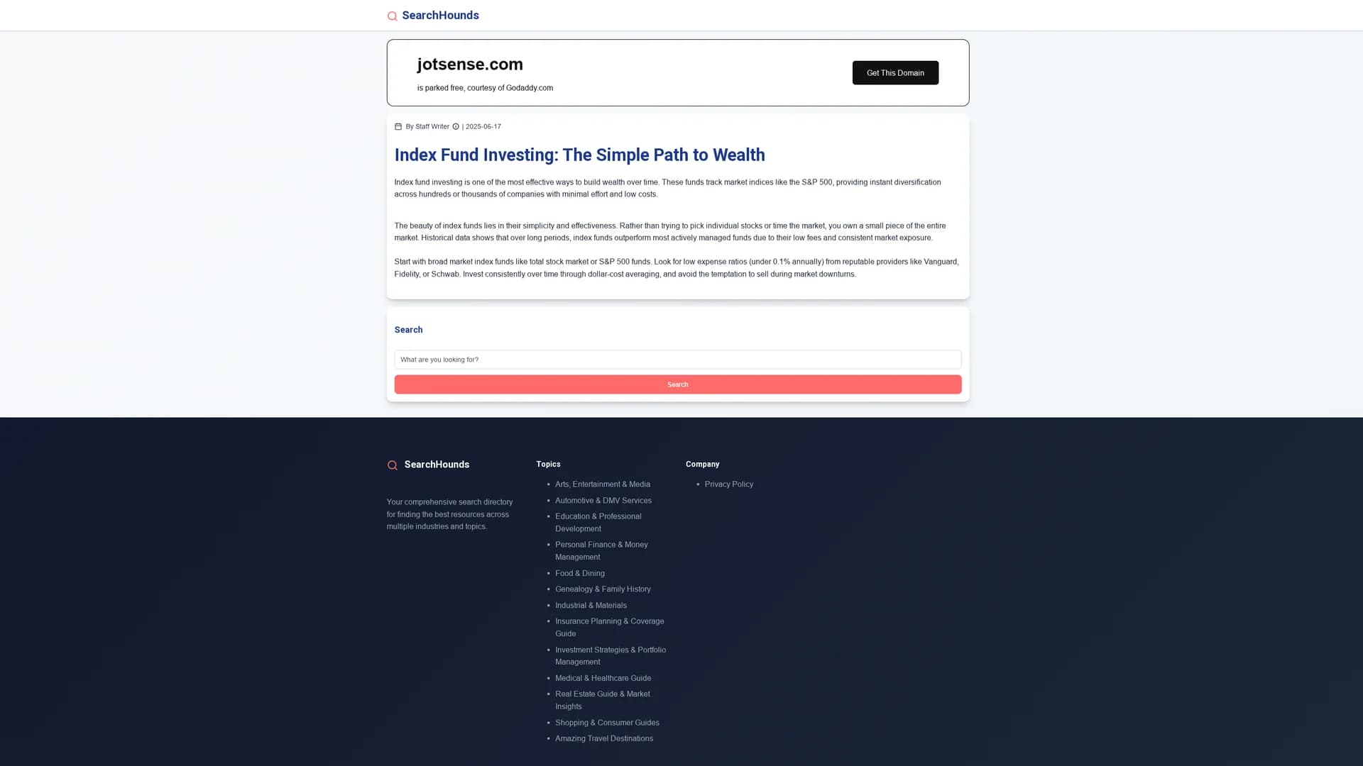 jotsense-ai homepage