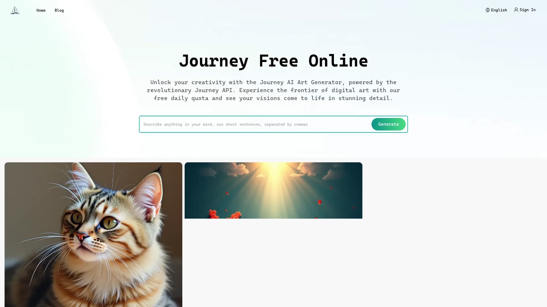journey-ai-art homepage