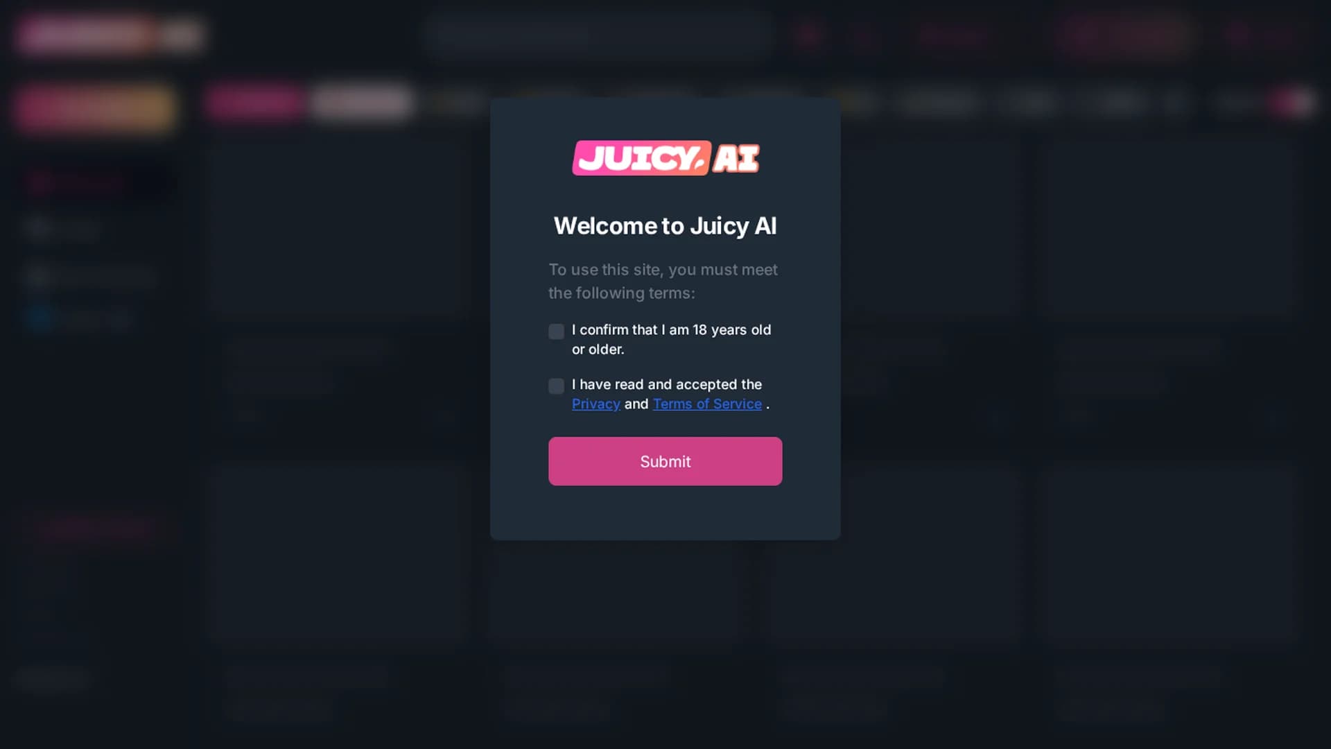 juicy-ai homepage