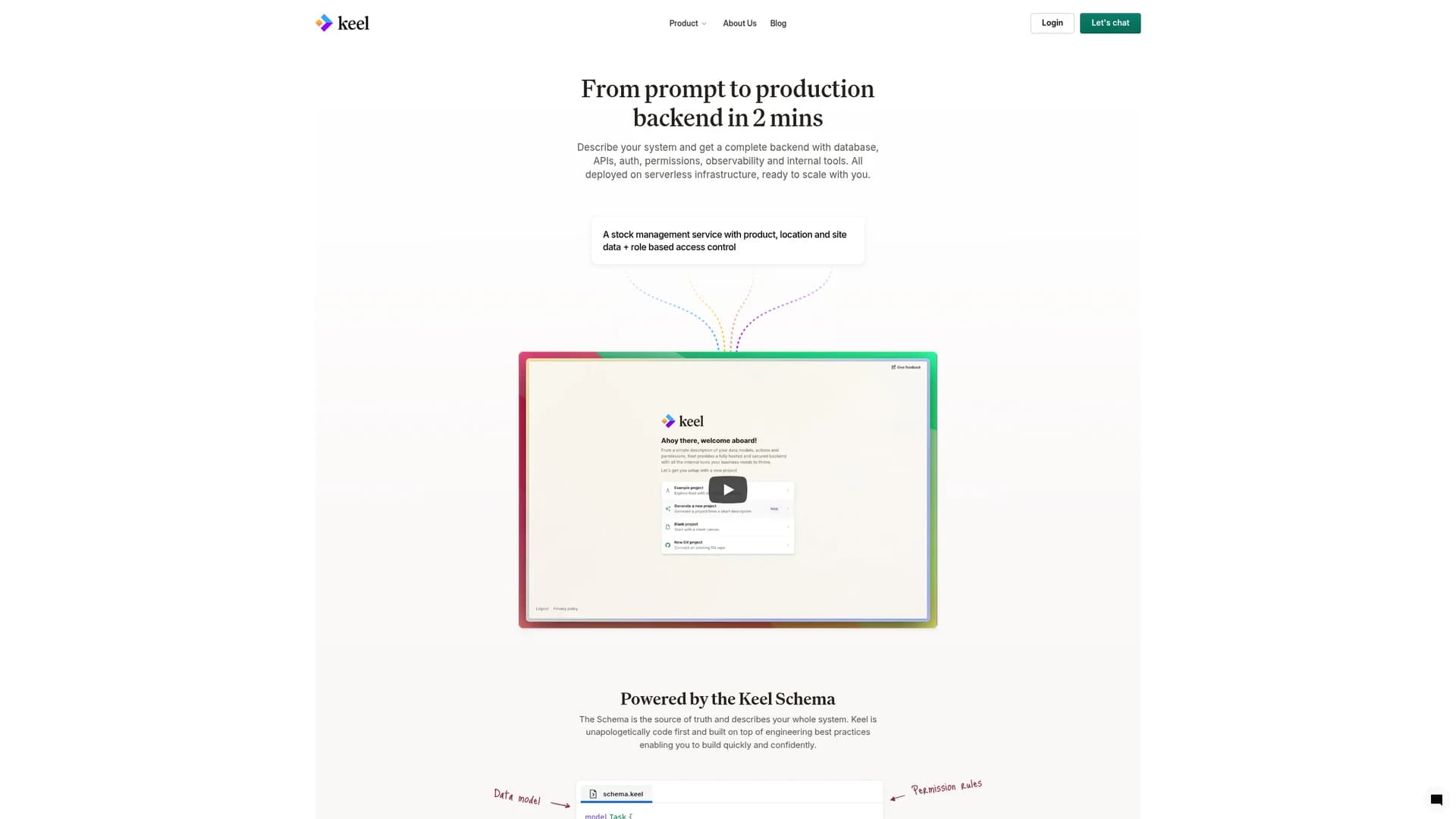 keel-studio homepage