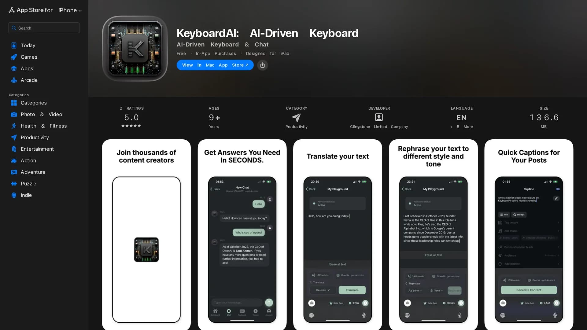 keyboardai homepage