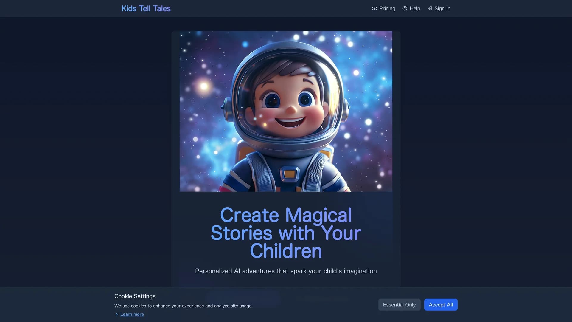 kids-tell-tales homepage