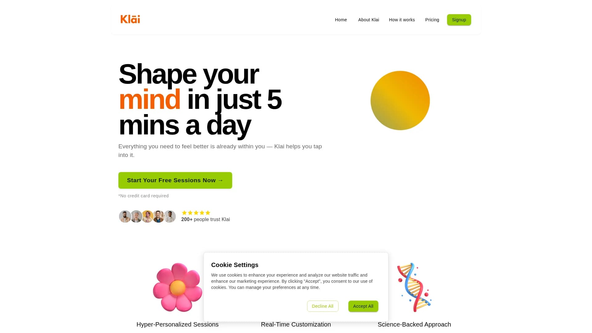 klai homepage