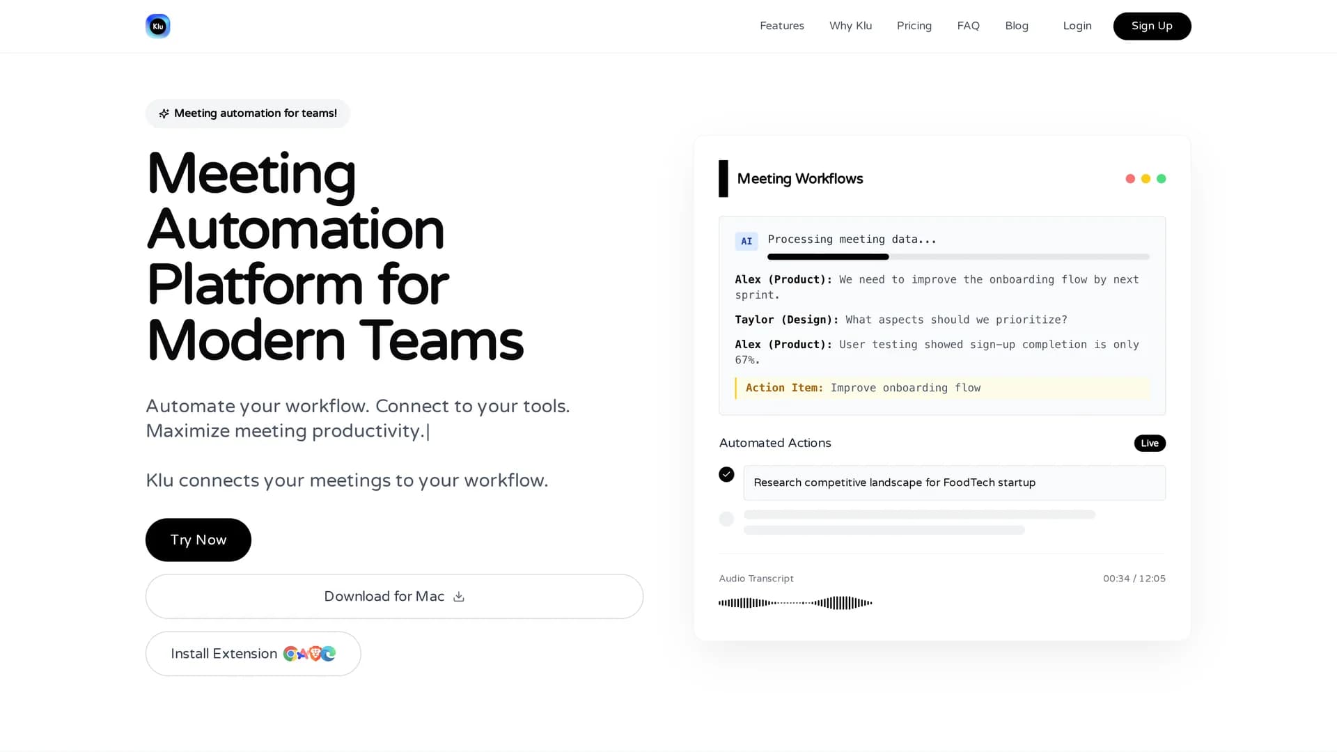 klu homepage