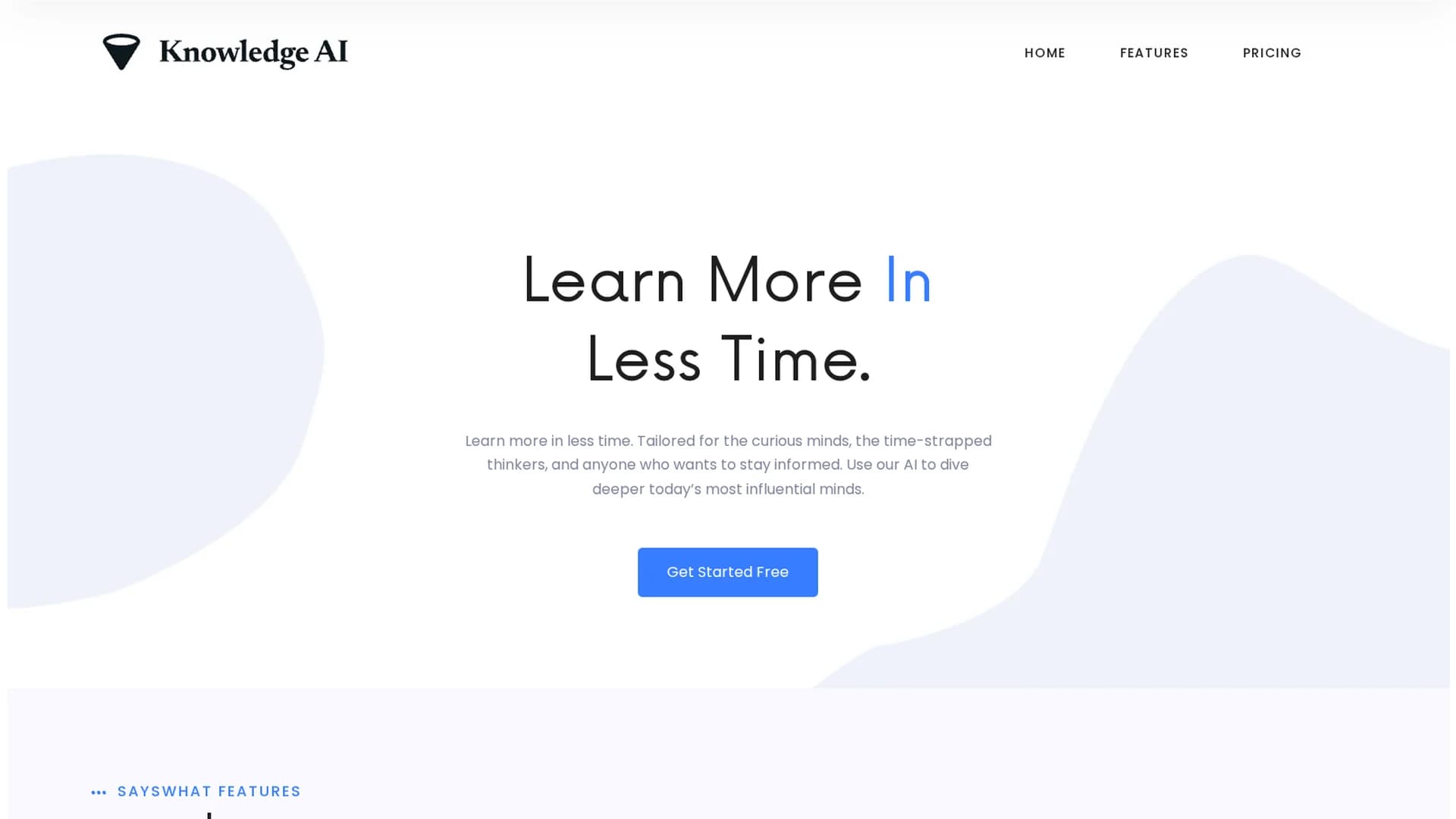 knowledge-ai homepage