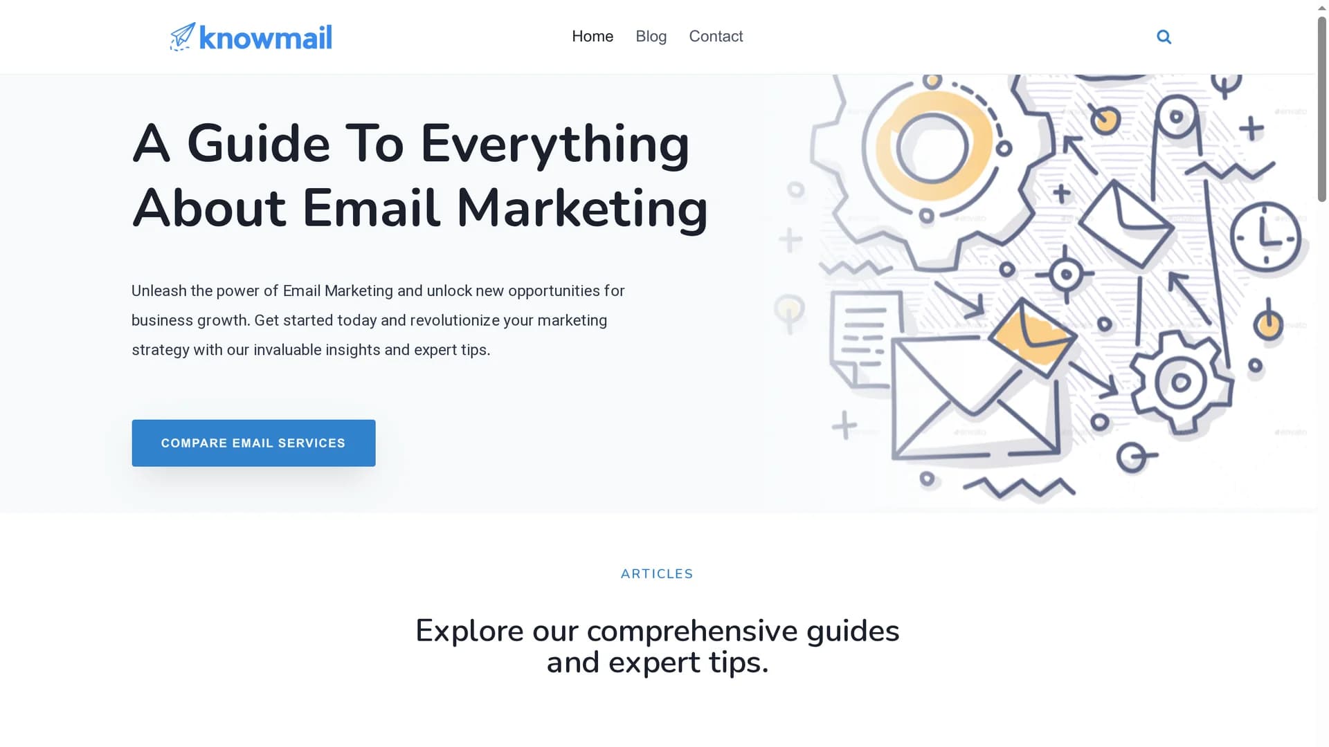 knowmail homepage
