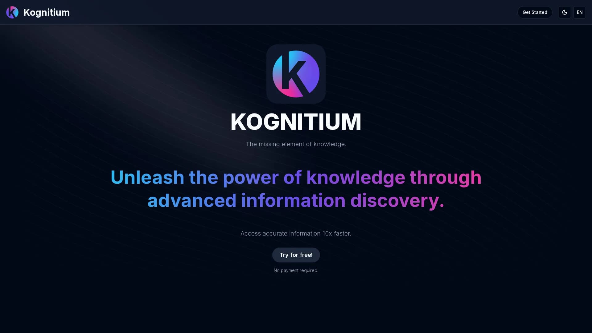 kognitium homepage