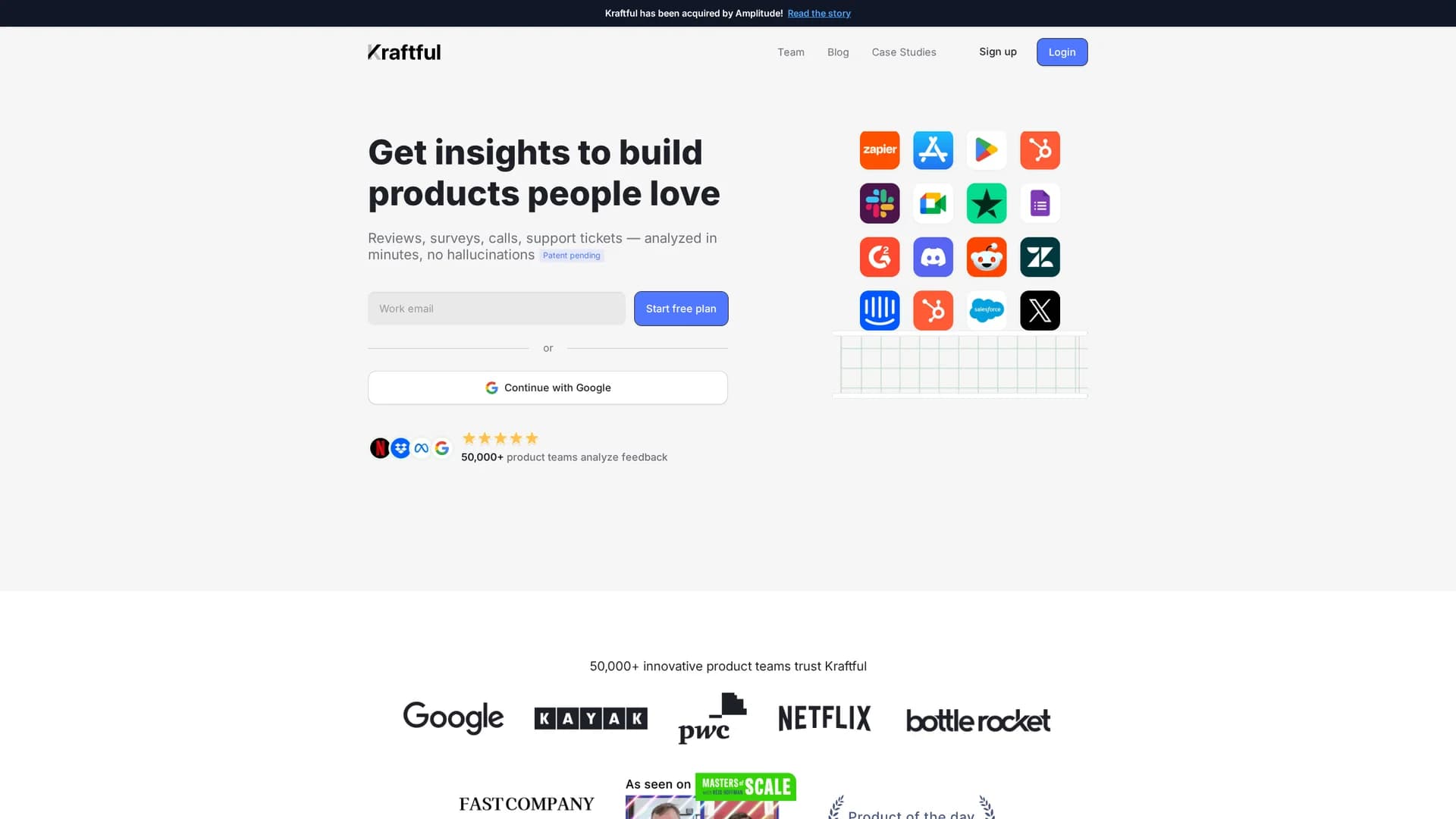 kraftful homepage