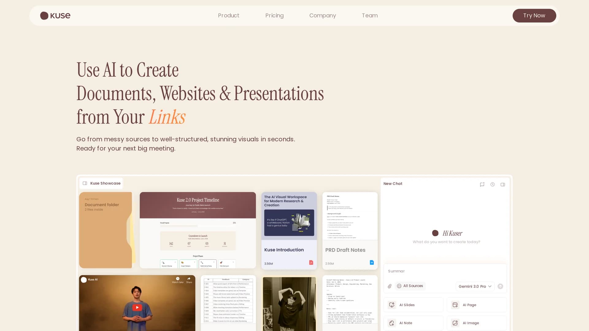 kuse homepage