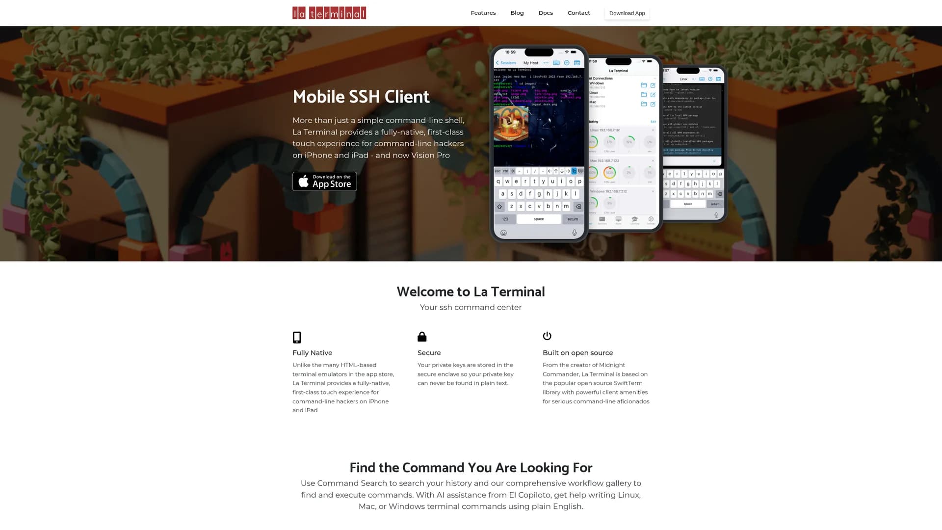la-terminal homepage