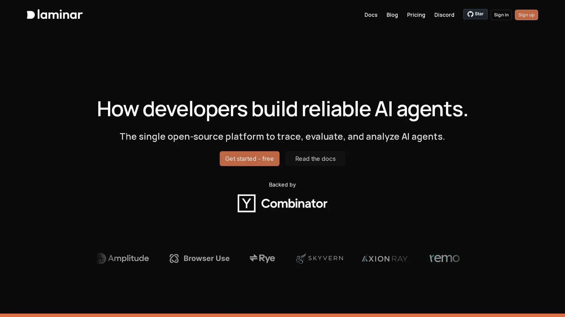 laminar homepage