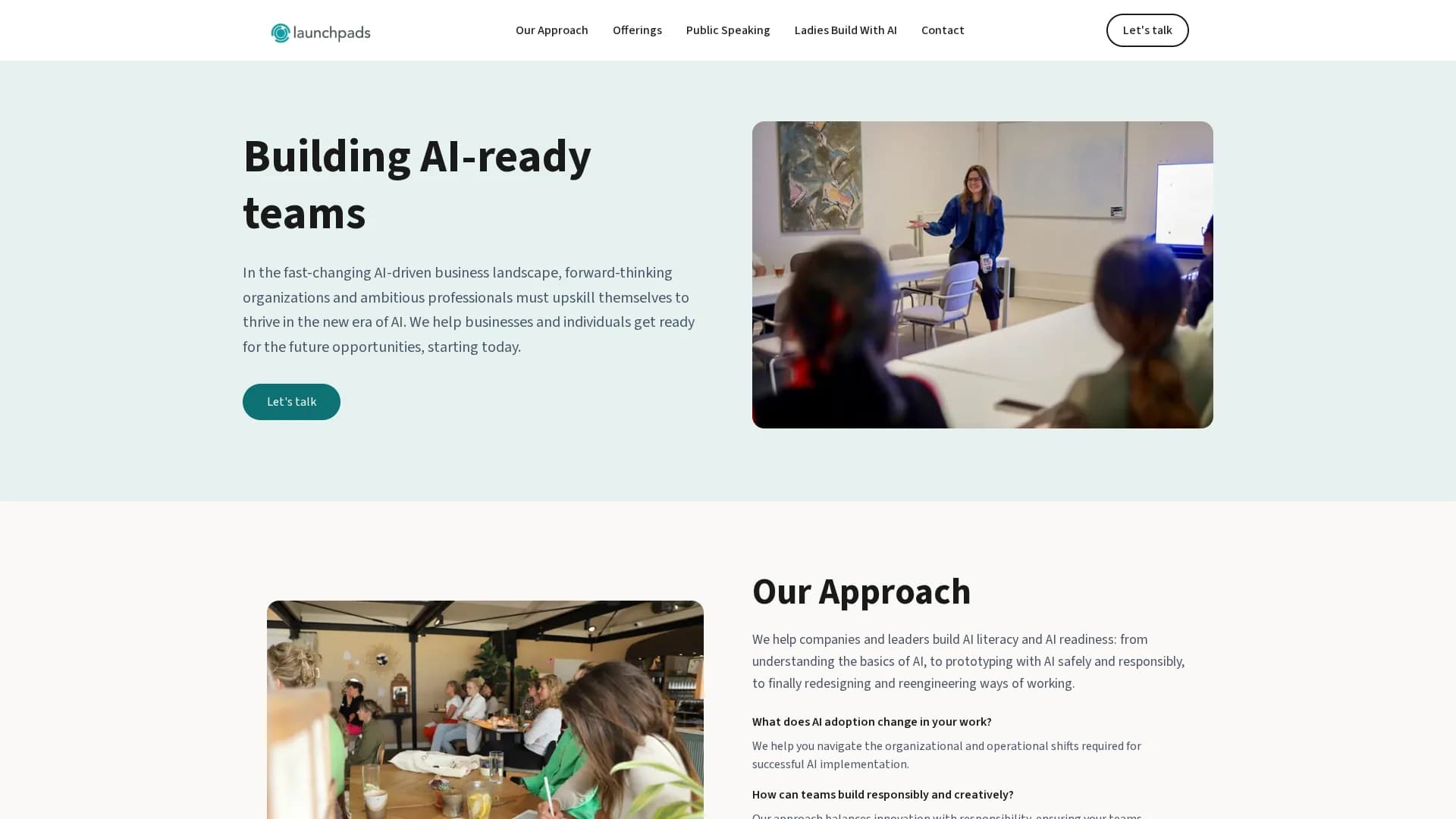 launchpads homepage