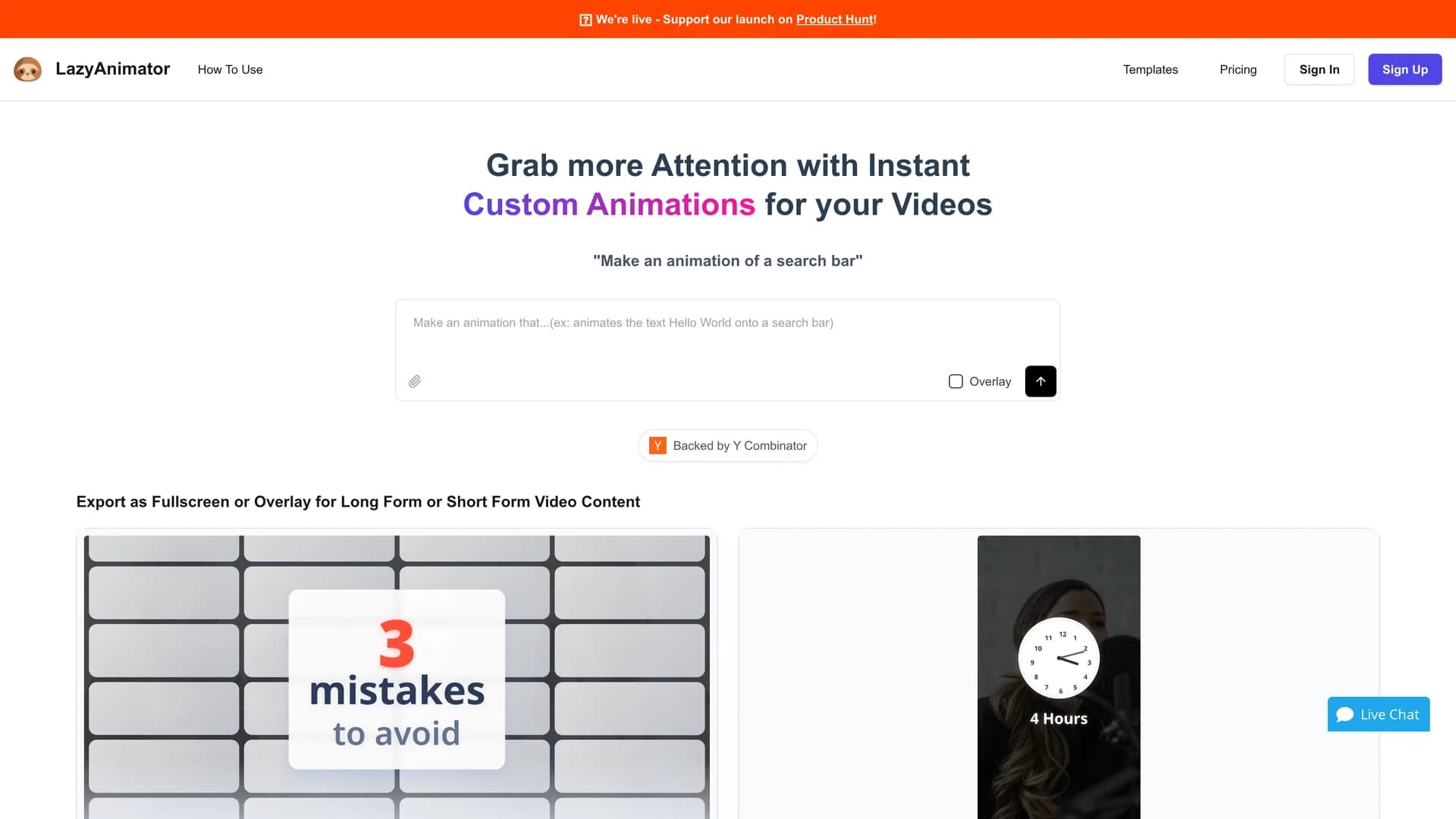 lazyanimator homepage