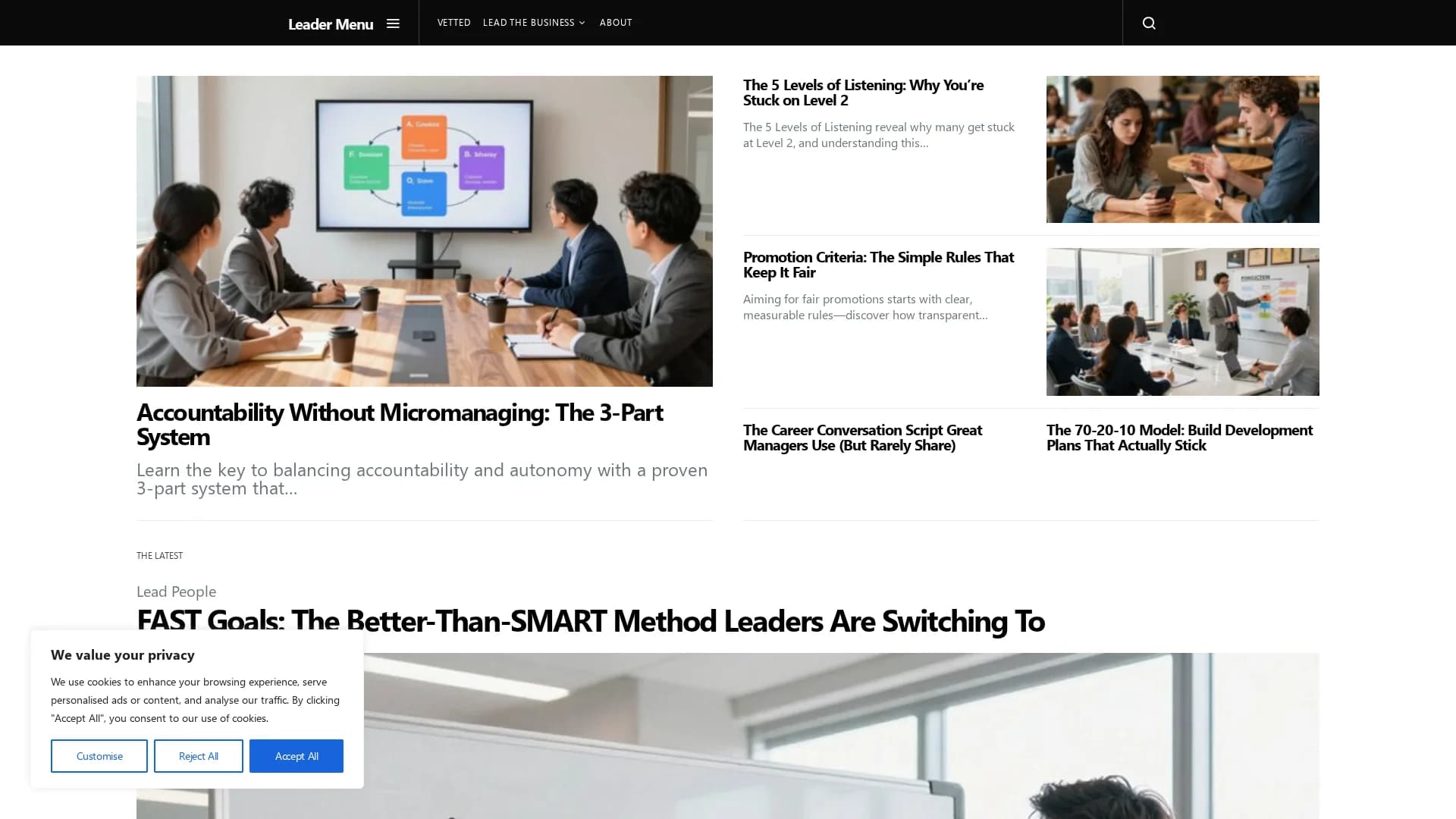 leader-menu homepage