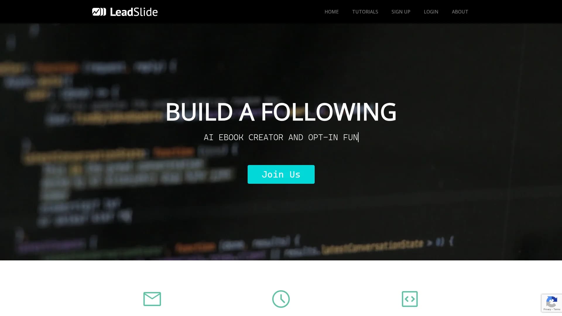 leadslide homepage