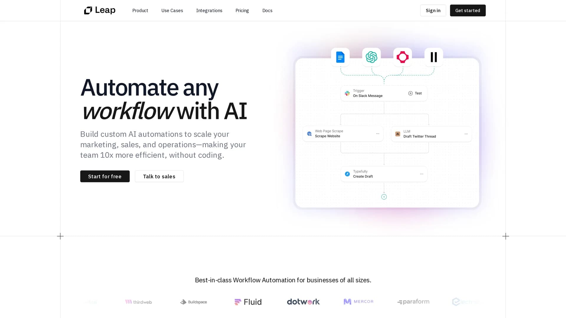 leap-ml homepage