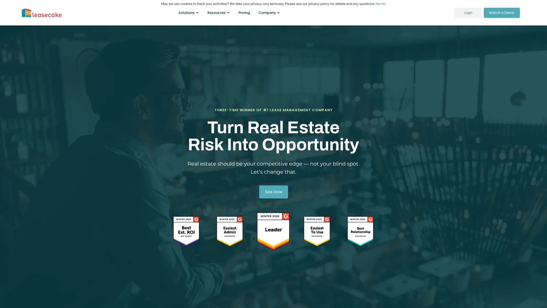 leasecake homepage