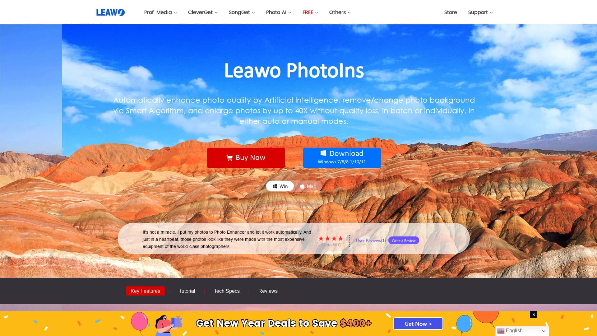 leawo-photoins homepage