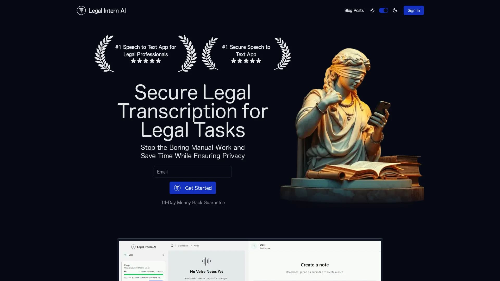 legal-intern-ai homepage