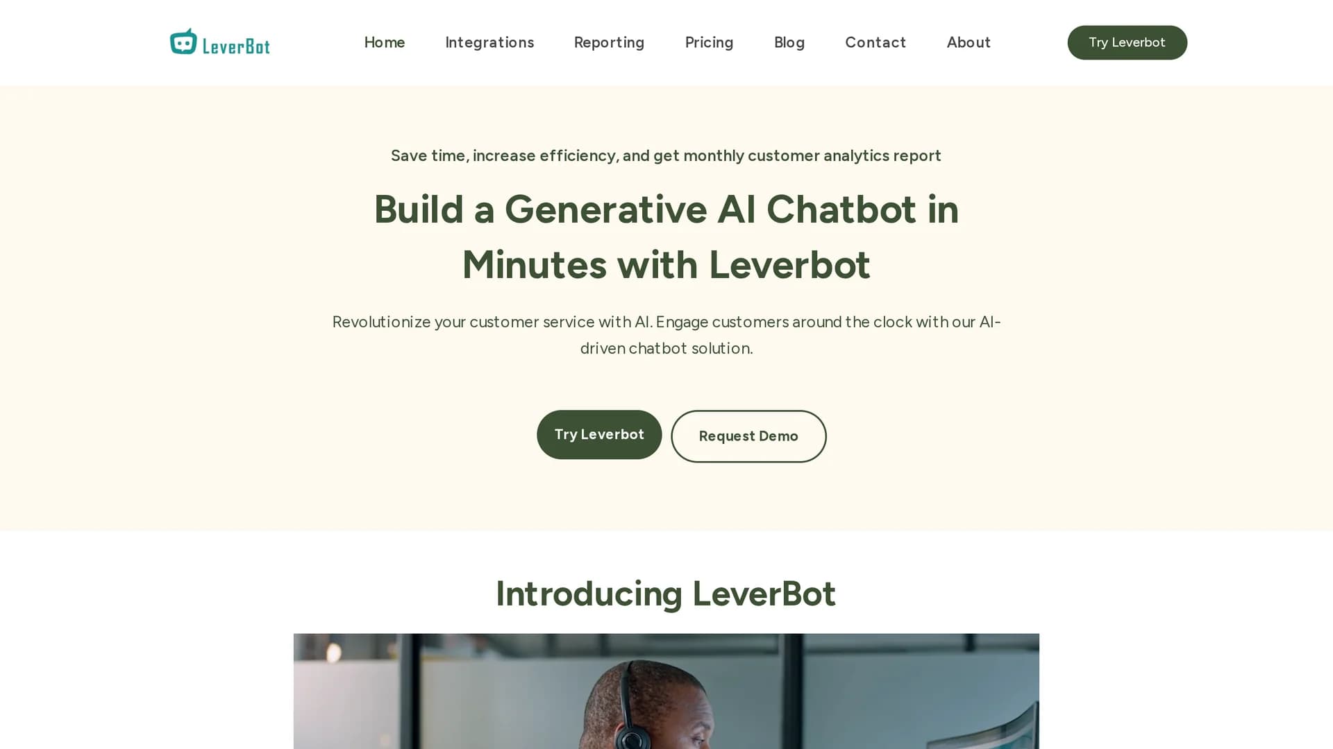 leverbot homepage
