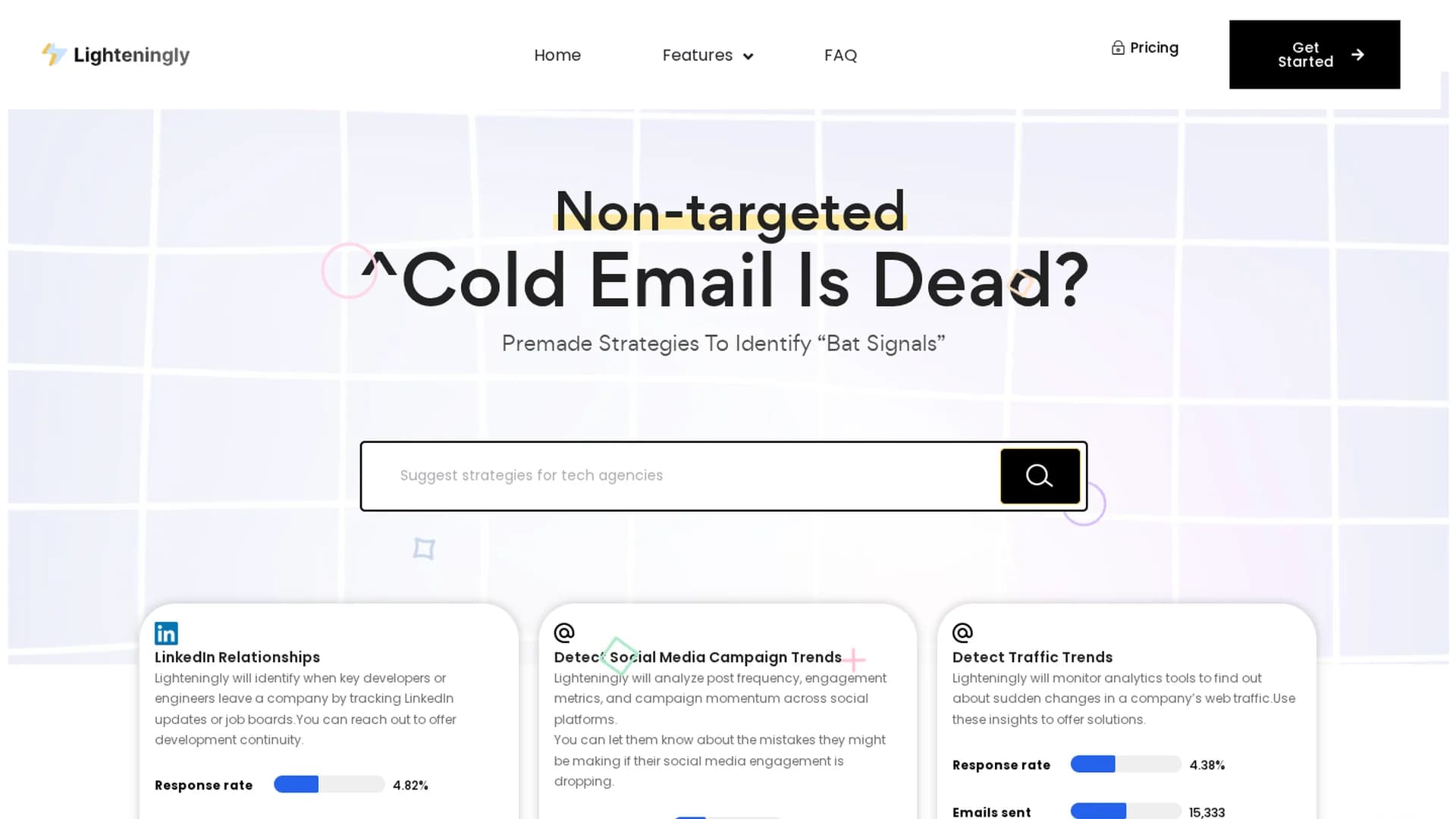 lighteningly-ai homepage