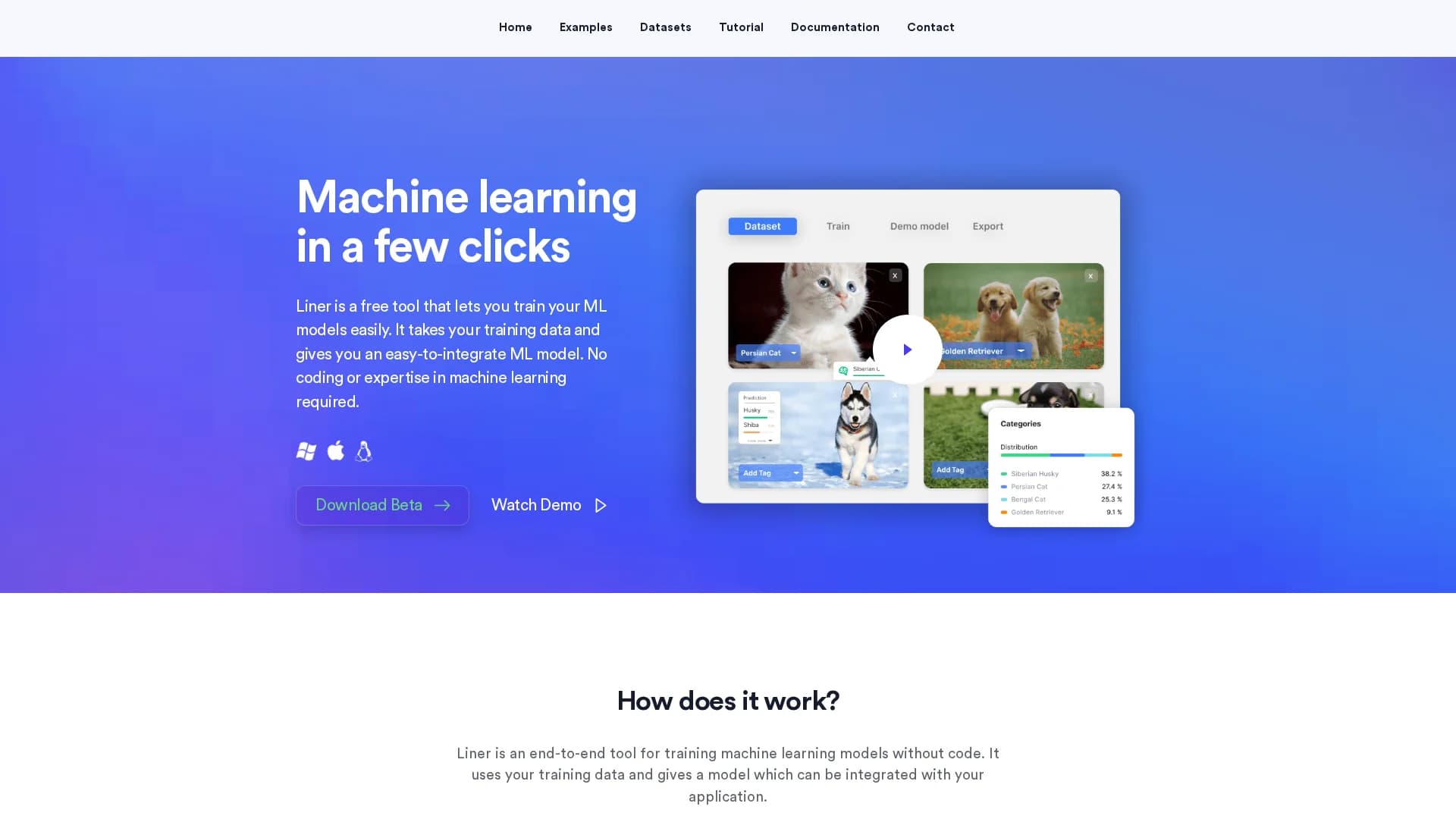 liner-ai homepage