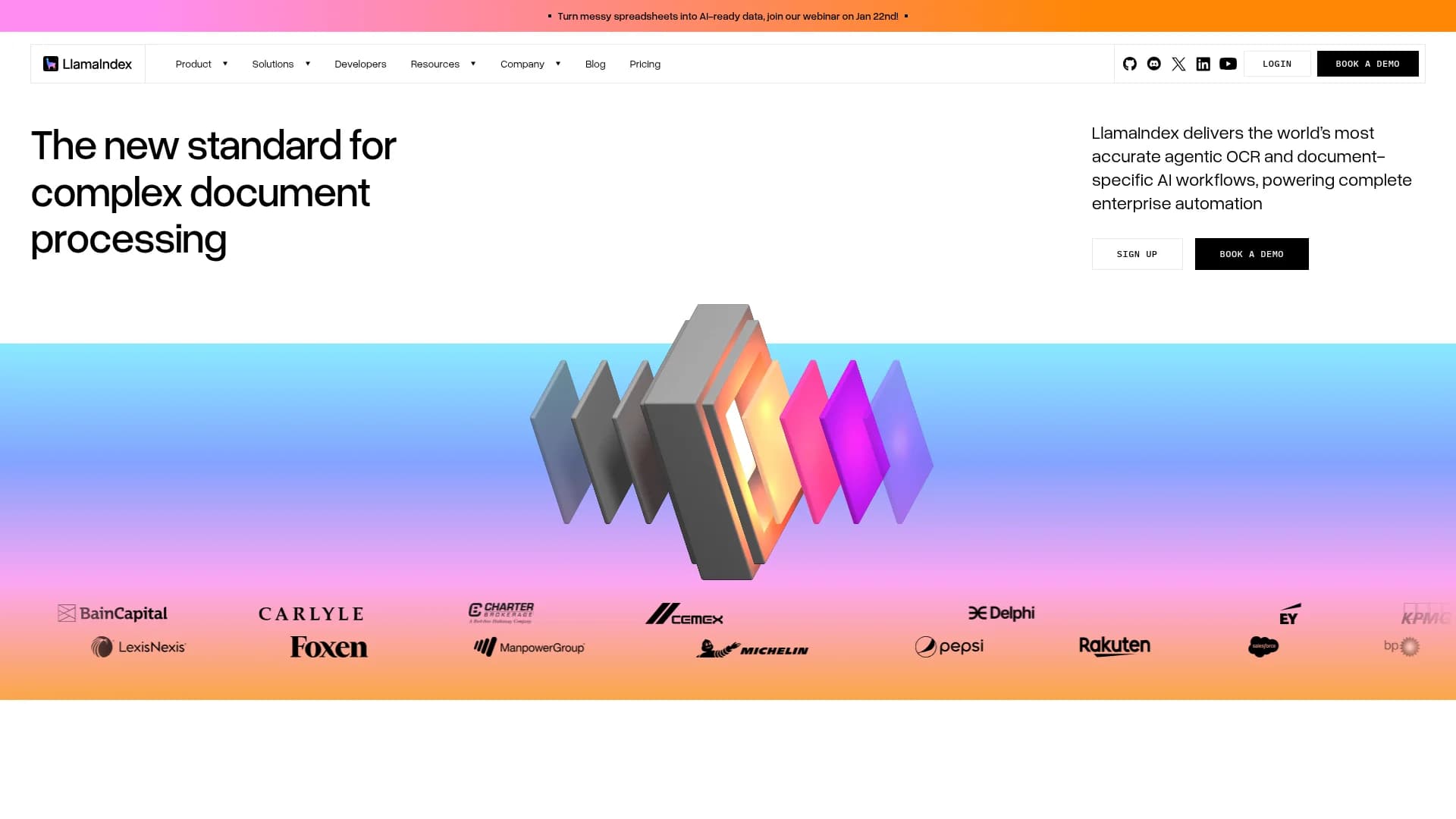 llamaindex homepage