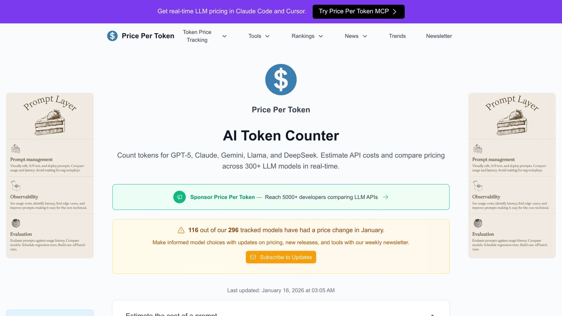 llm-token-counter homepage